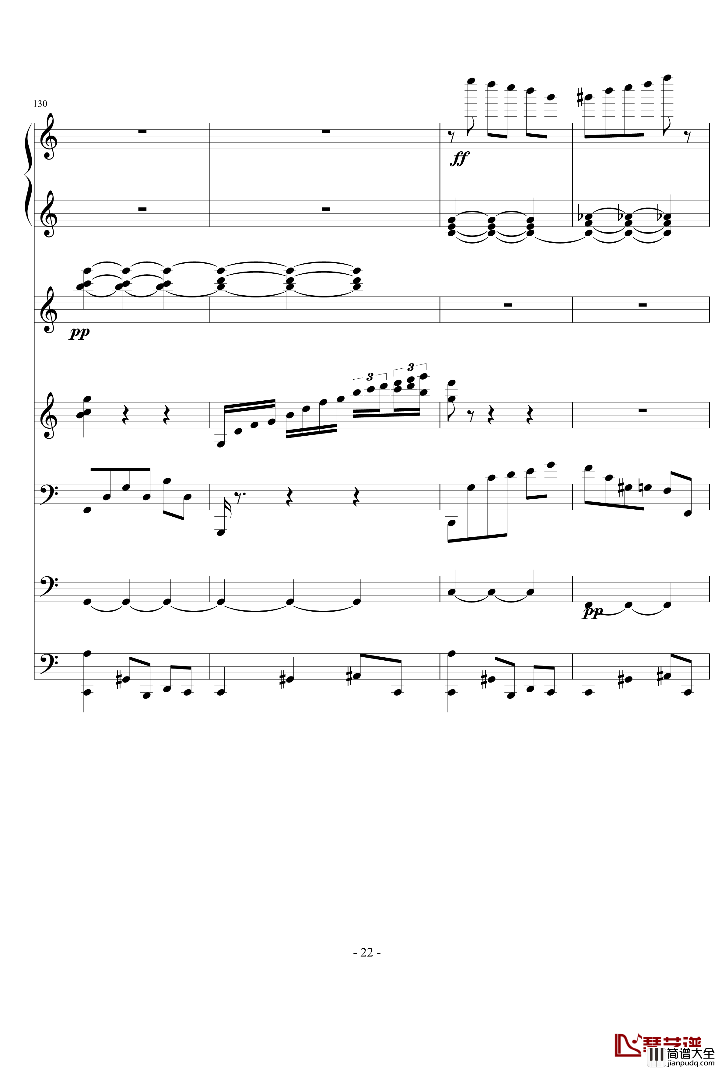 优雅钢琴谱_ellocz_夜洛第四首圆舞曲