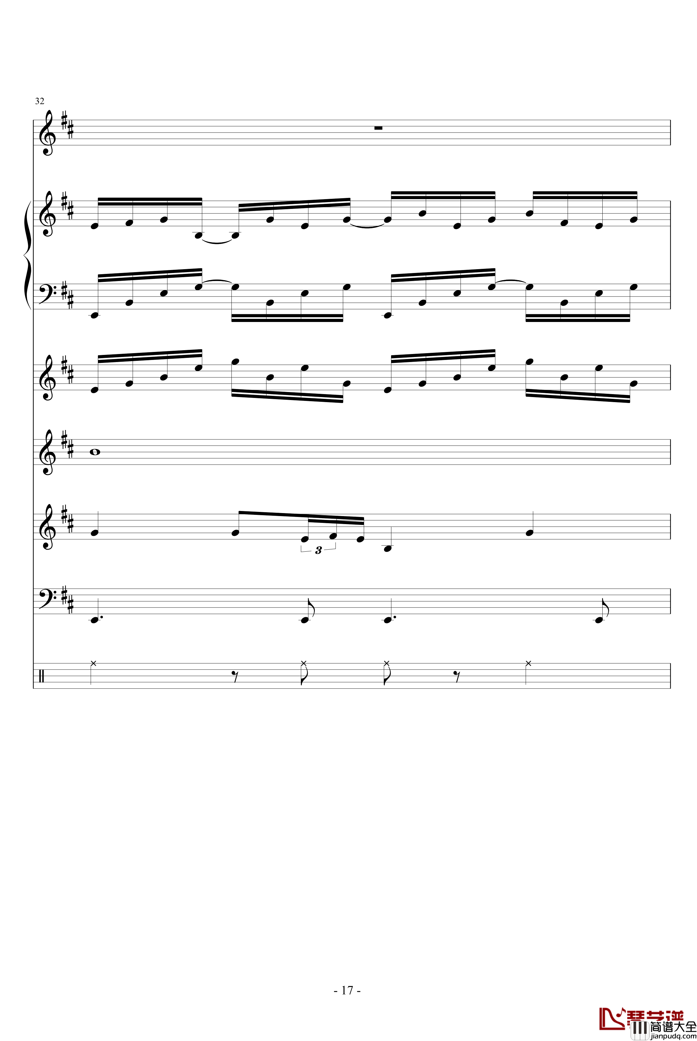 陨灭钢琴谱_血腥残阳