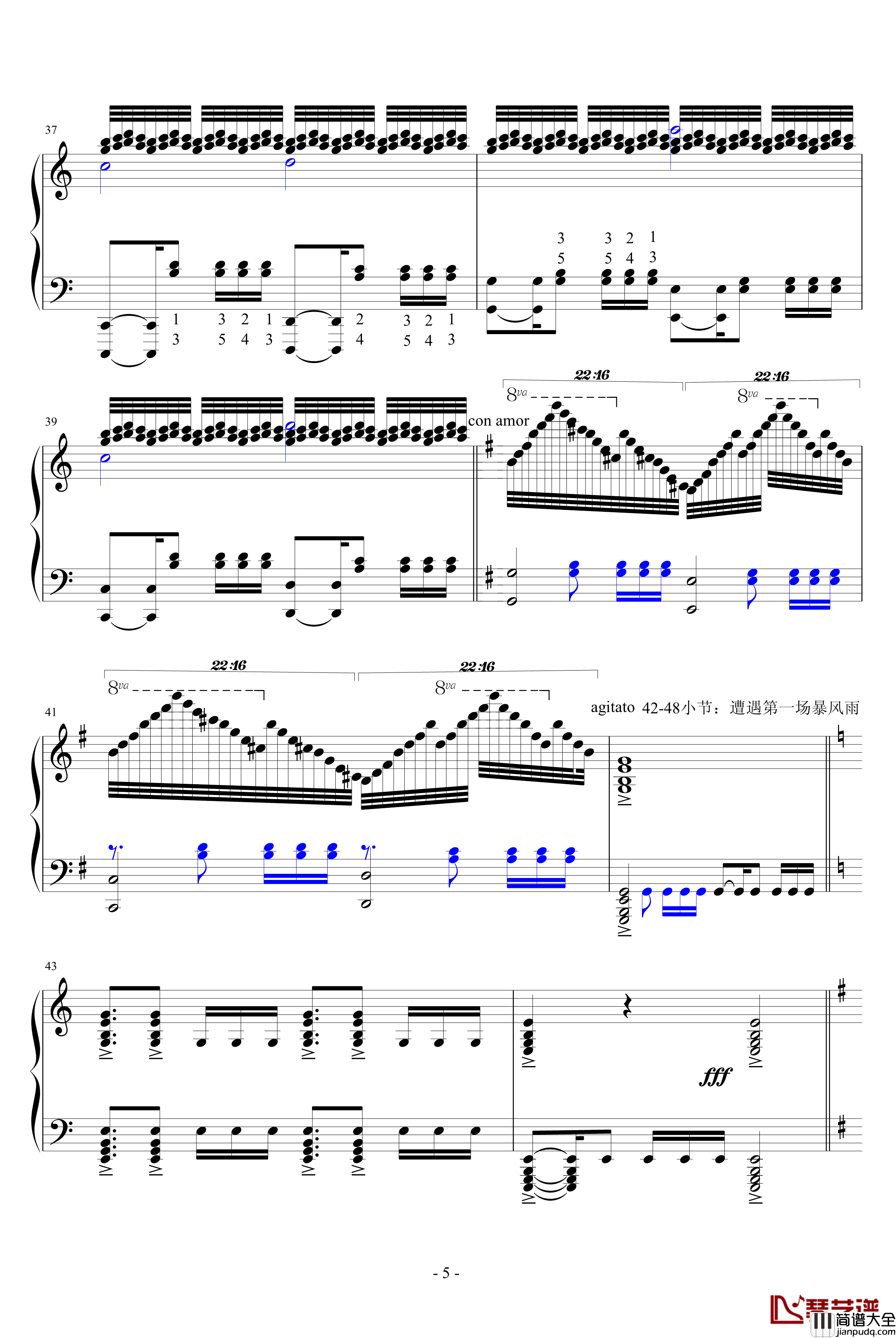 蝴蝶练习曲钢琴谱_升c小调