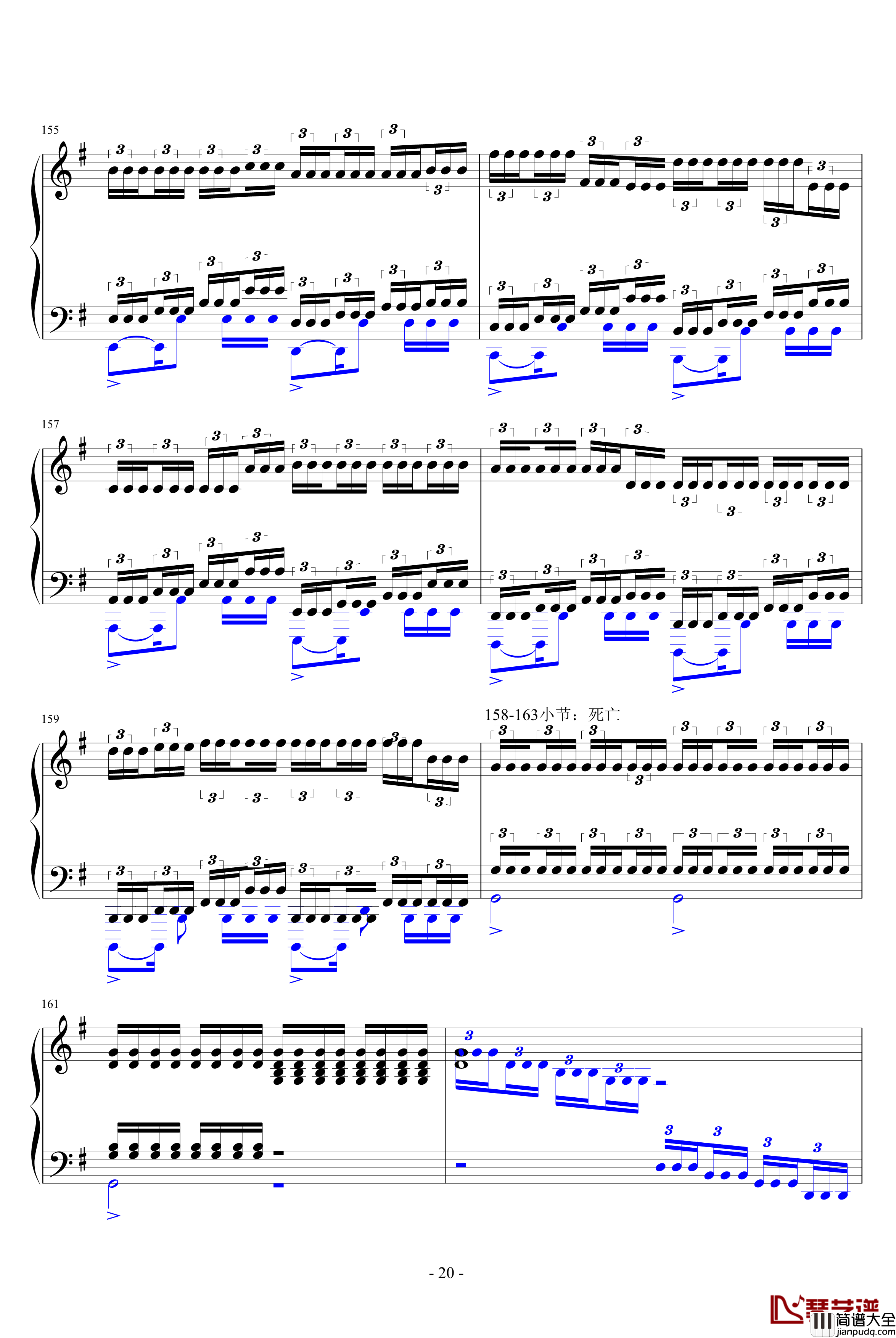 蝴蝶练习曲钢琴谱_升c小调