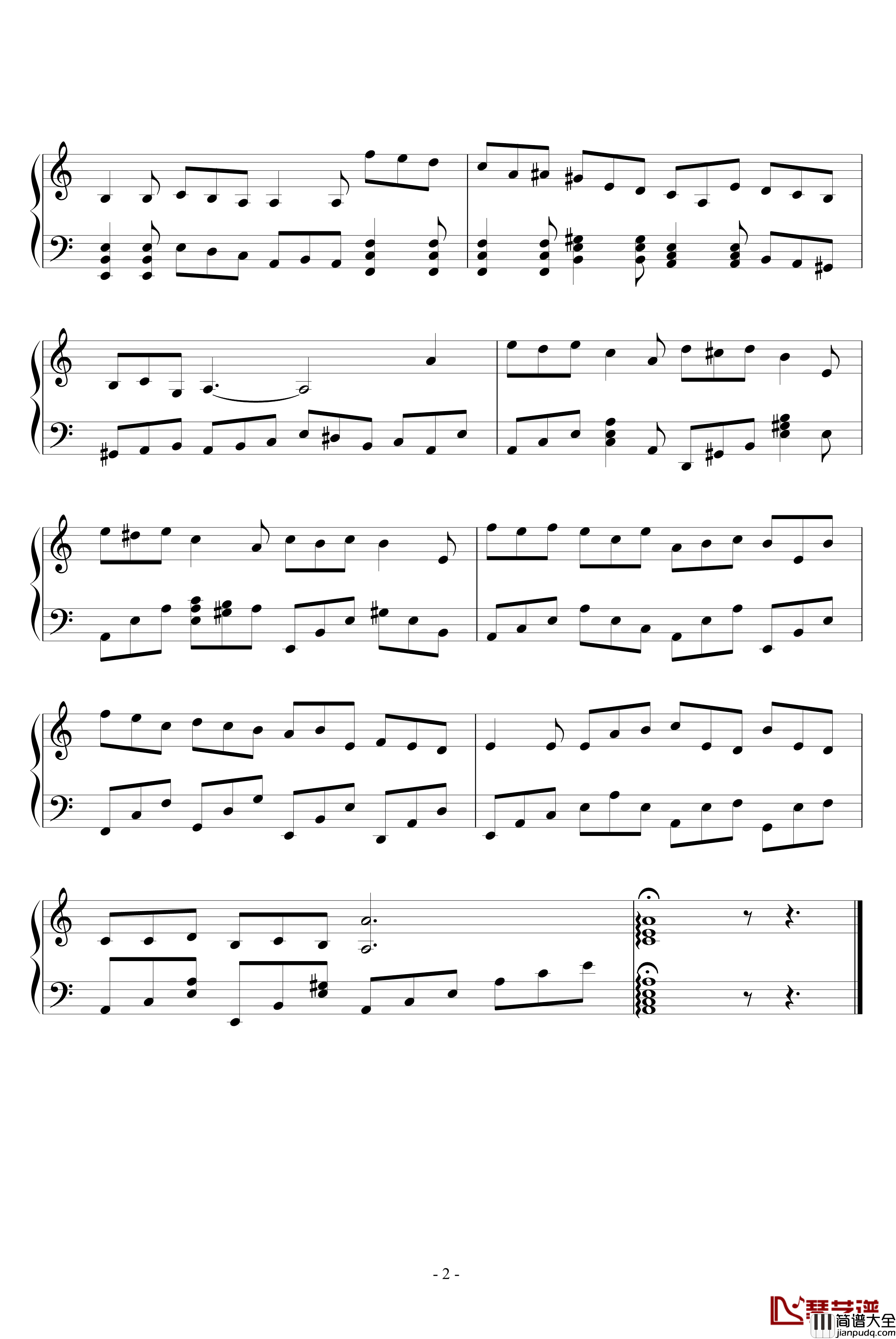 倚桥观奇雪钢琴谱_墨香随意