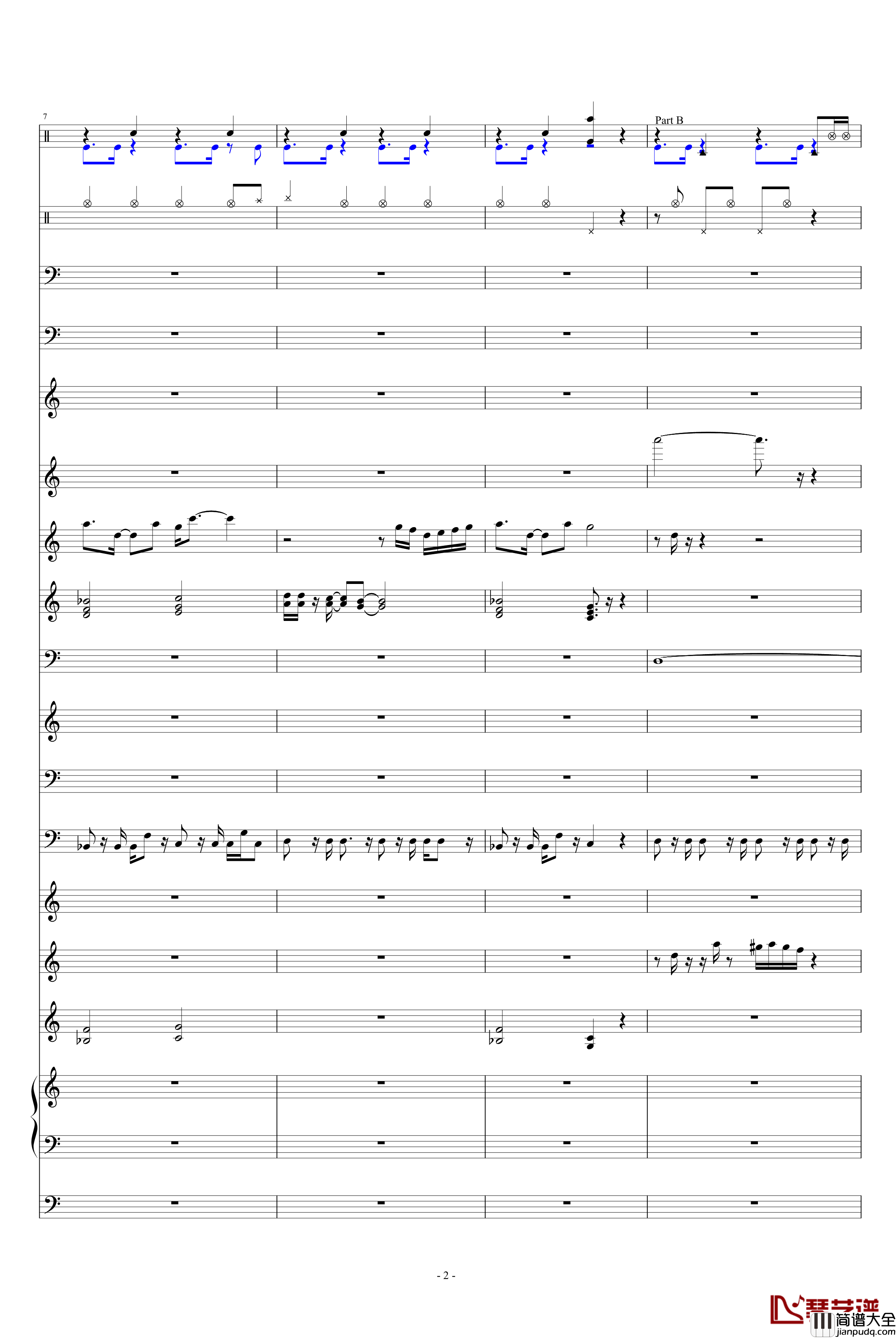 恶魔城钢琴谱_总谱_游戏_FC