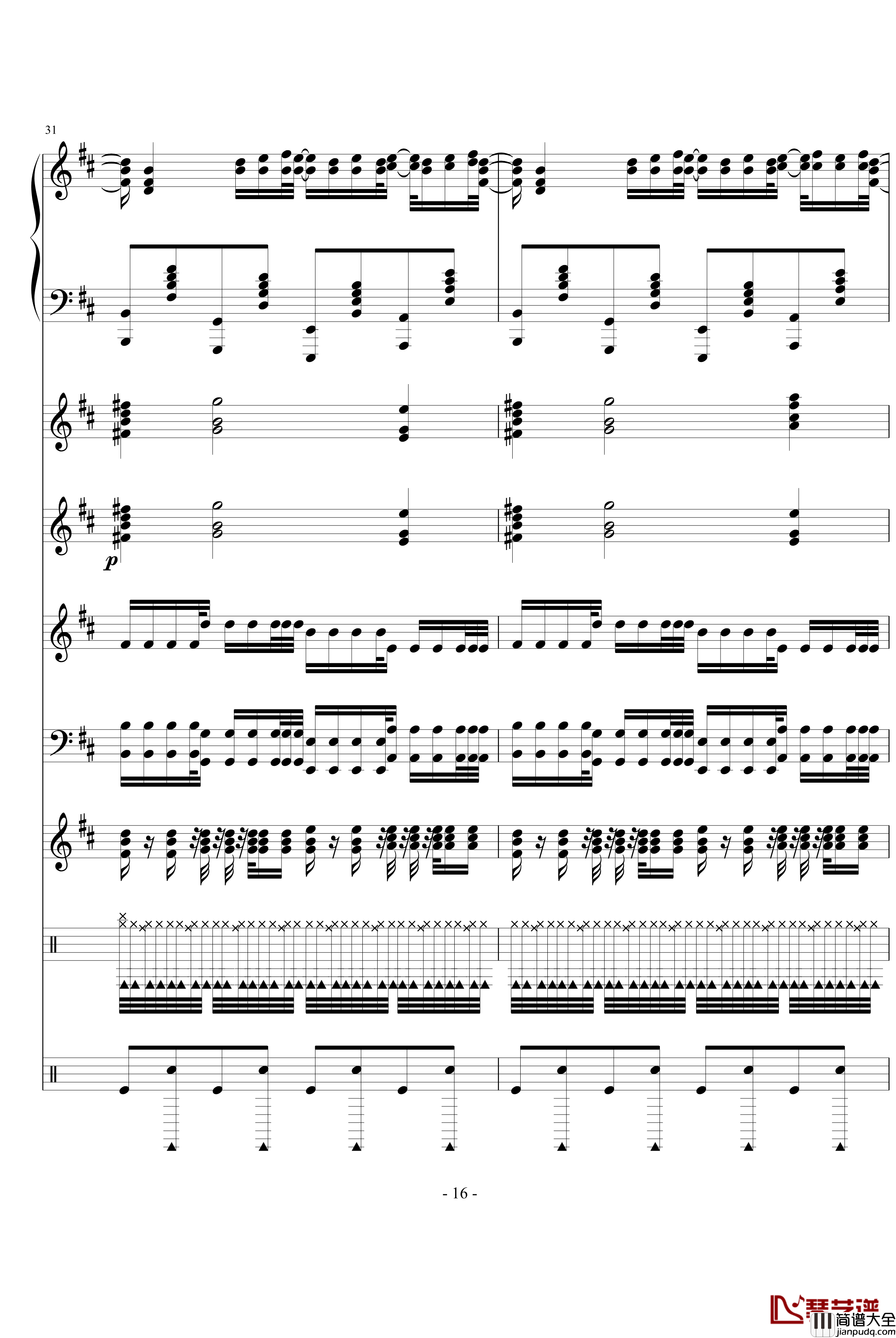 Moi_Lolita钢琴谱_钢琴混音版总谱_Alizee