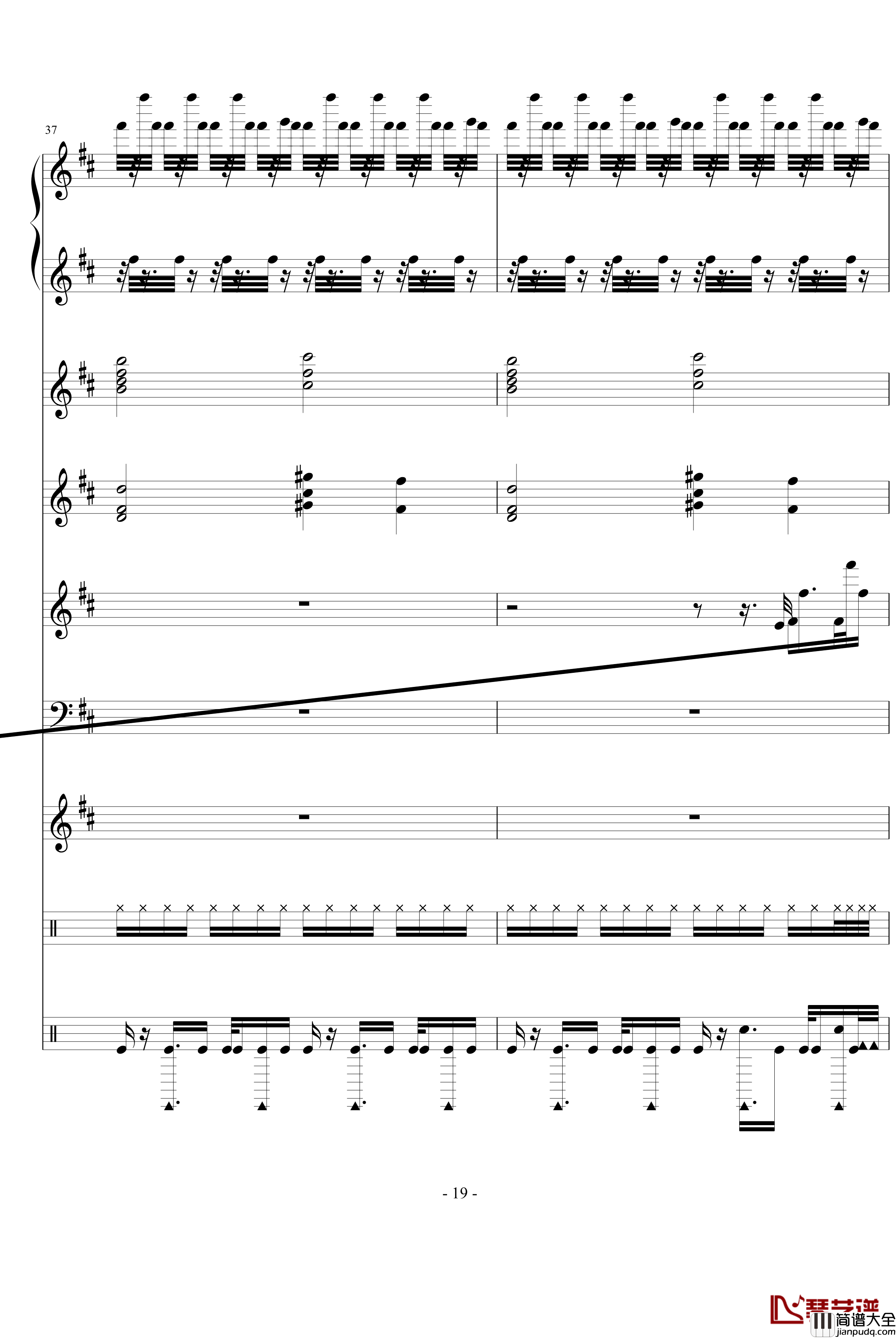 Moi_Lolita钢琴谱_钢琴混音版总谱_Alizee