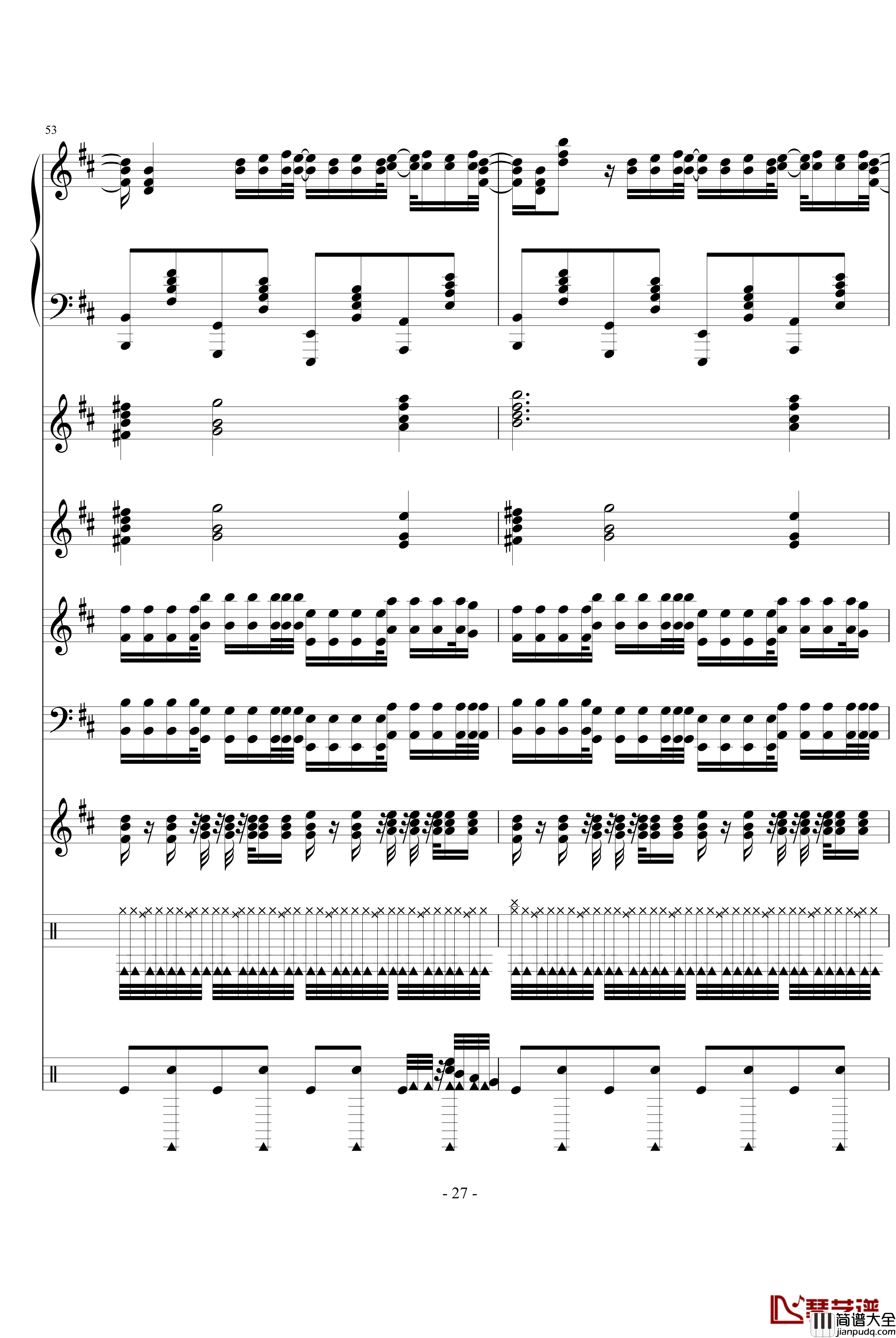 Moi_Lolita钢琴谱_钢琴混音版总谱_Alizee