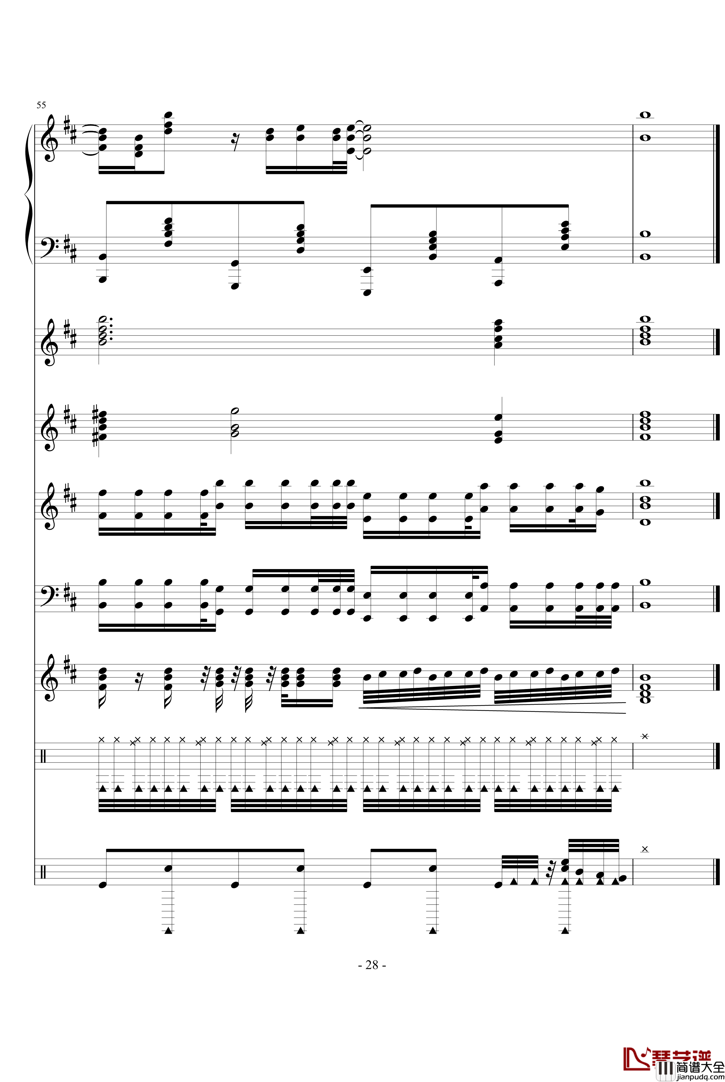 Moi_Lolita钢琴谱_钢琴混音版总谱_Alizee