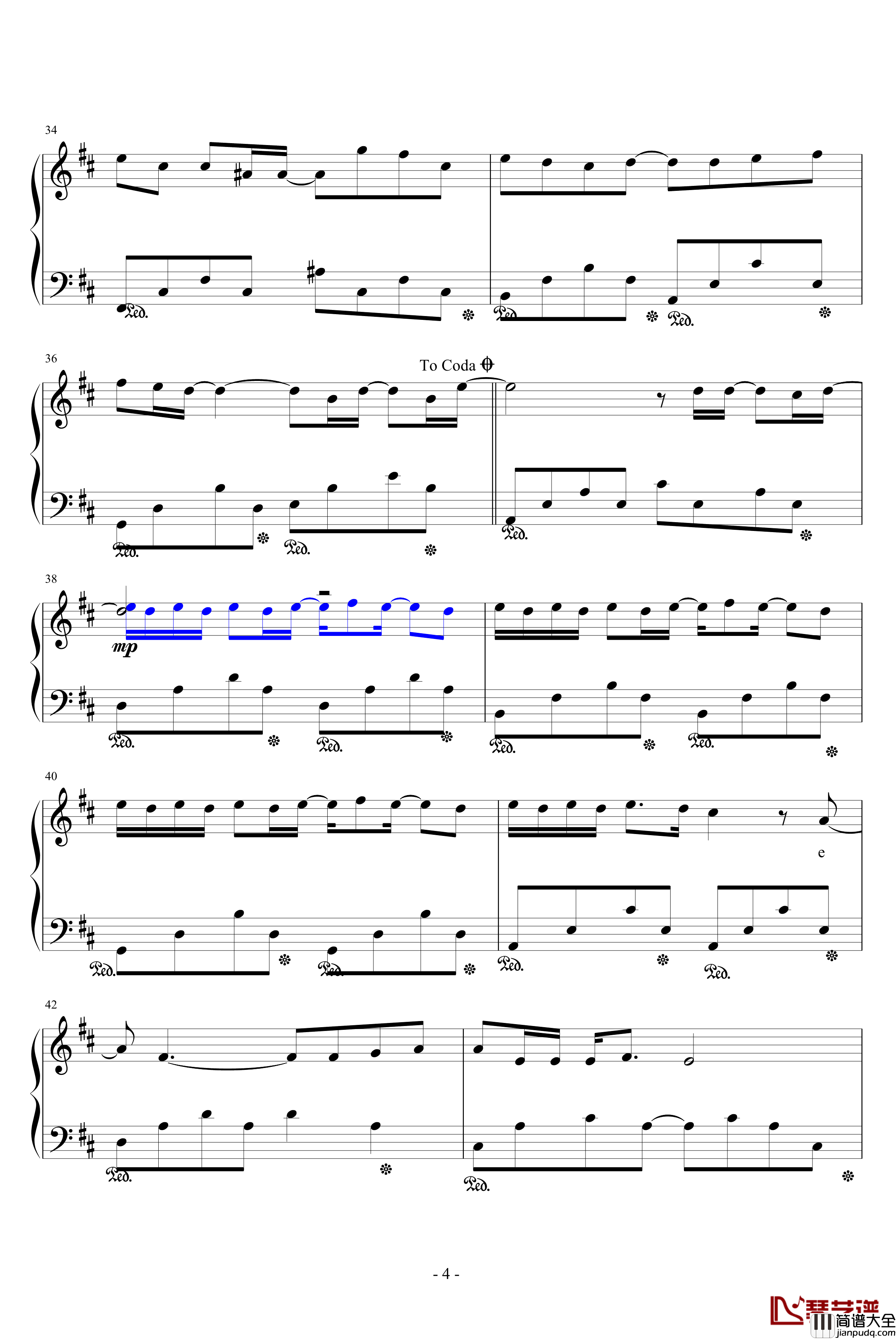 如果我變成回憶钢琴谱_Tank