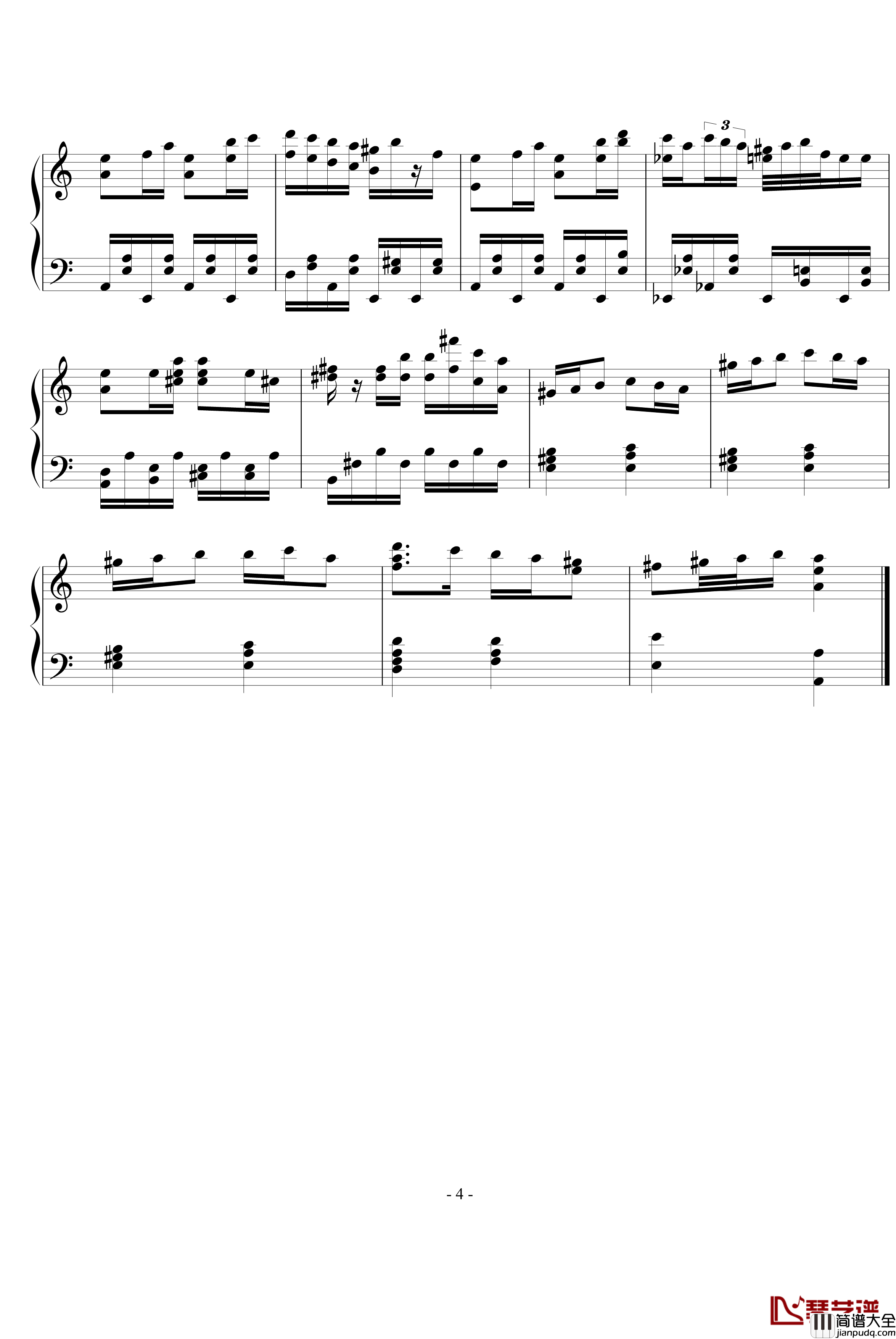 圣少女领域钢琴谱_蔷薇少女第二季主题曲_动漫影视