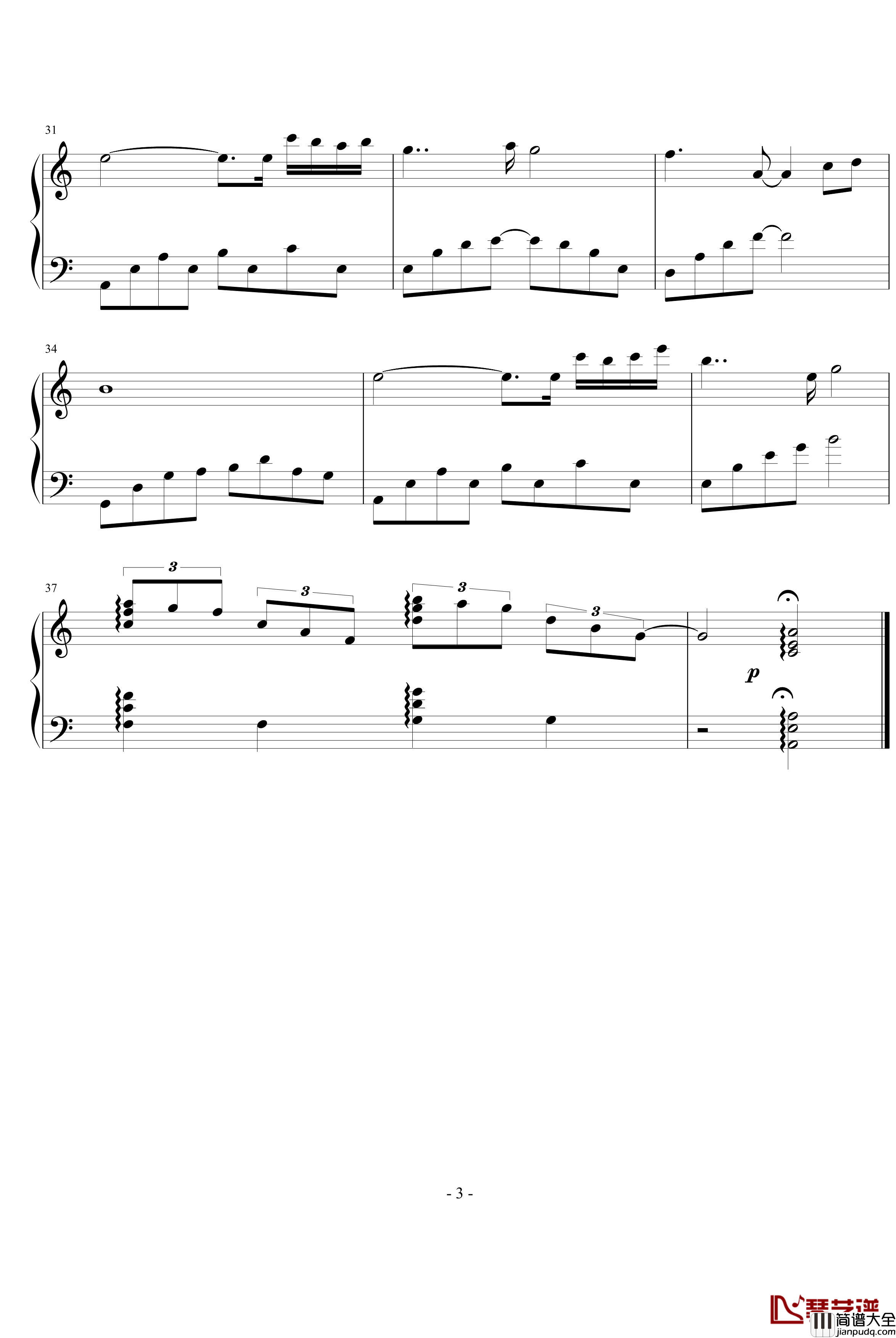 To_Mother钢琴谱_文武贝