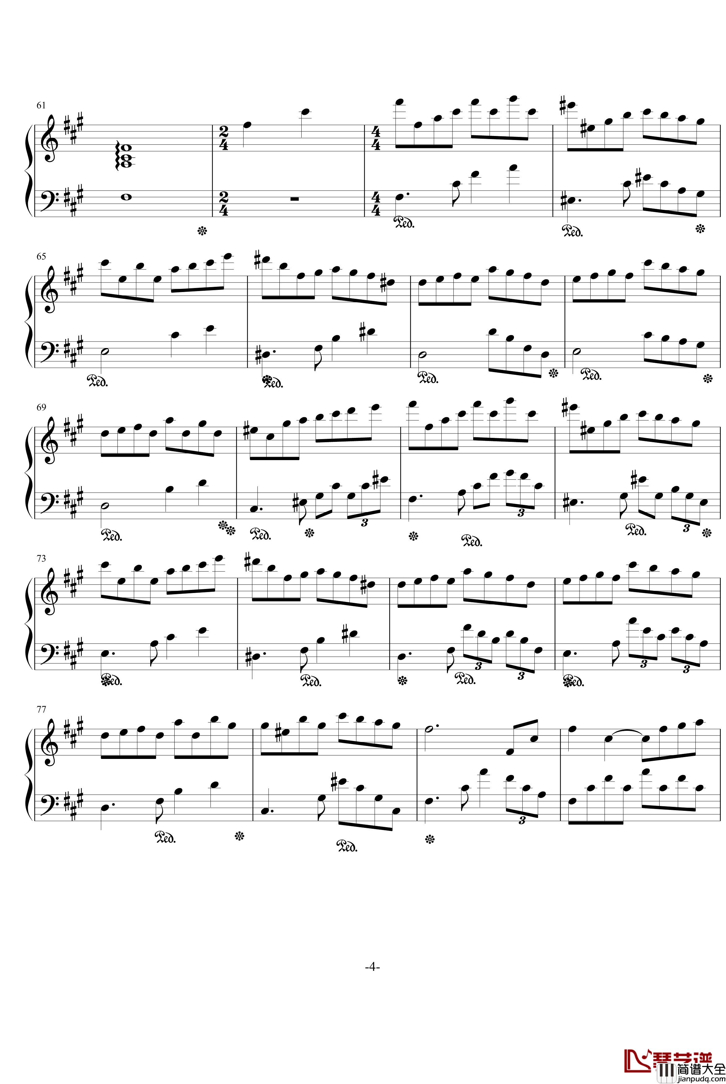 夜的边境钢琴谱_3028102