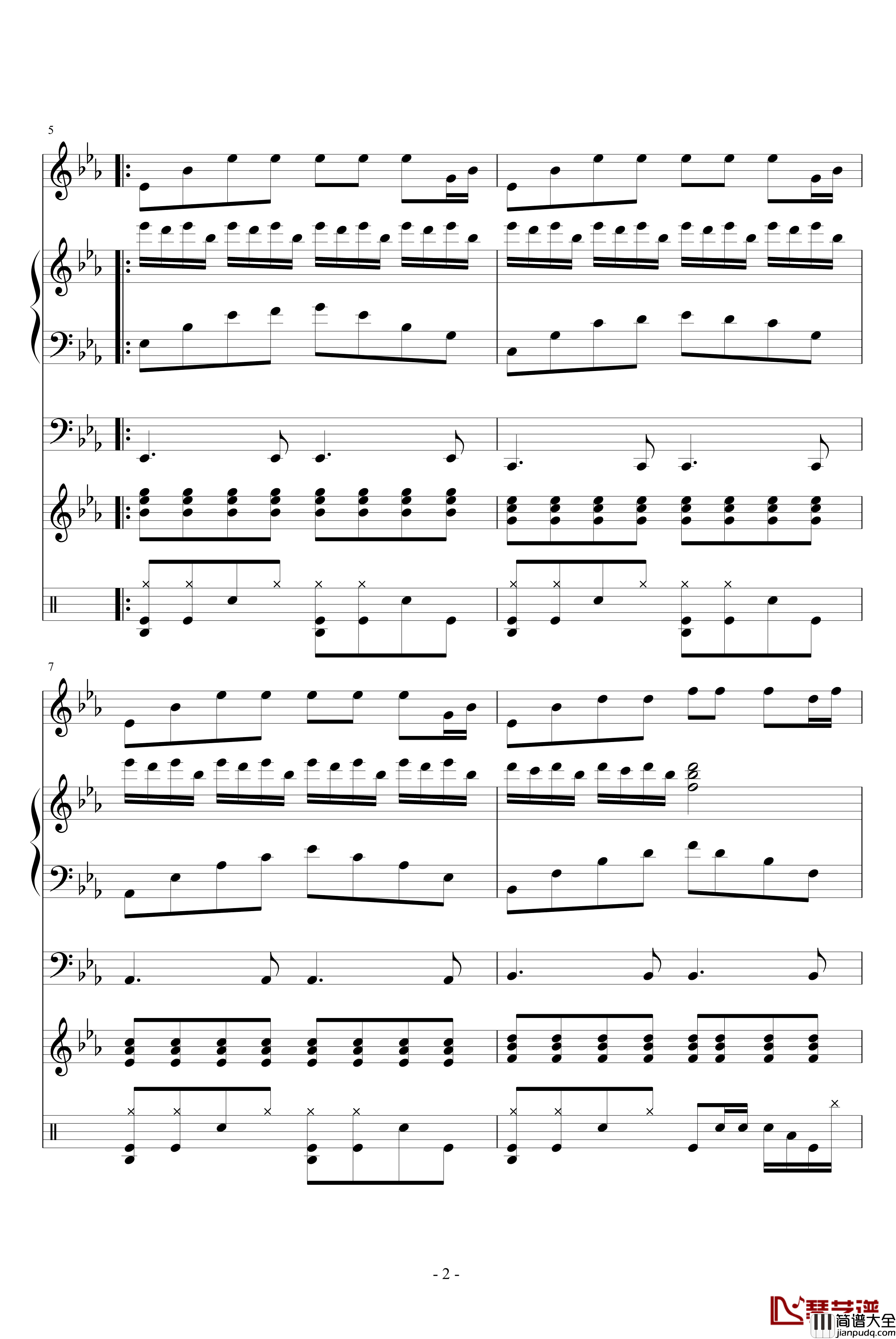 梦想之翼钢琴谱_血腥残阳