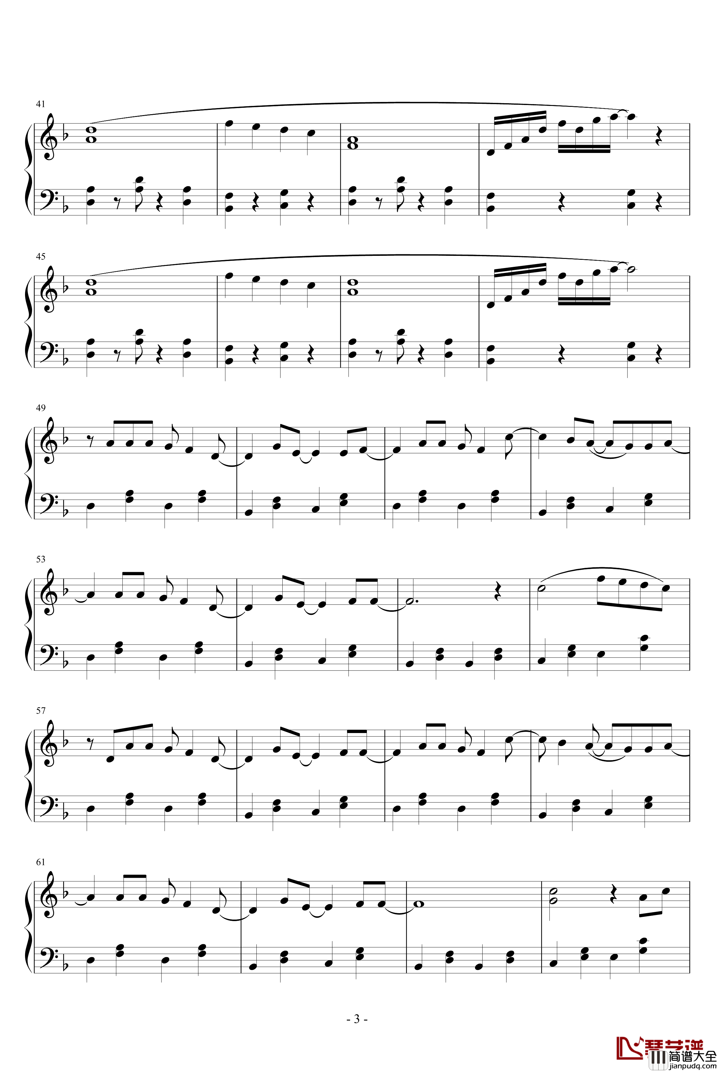 只对你有感觉钢琴谱_飞轮海