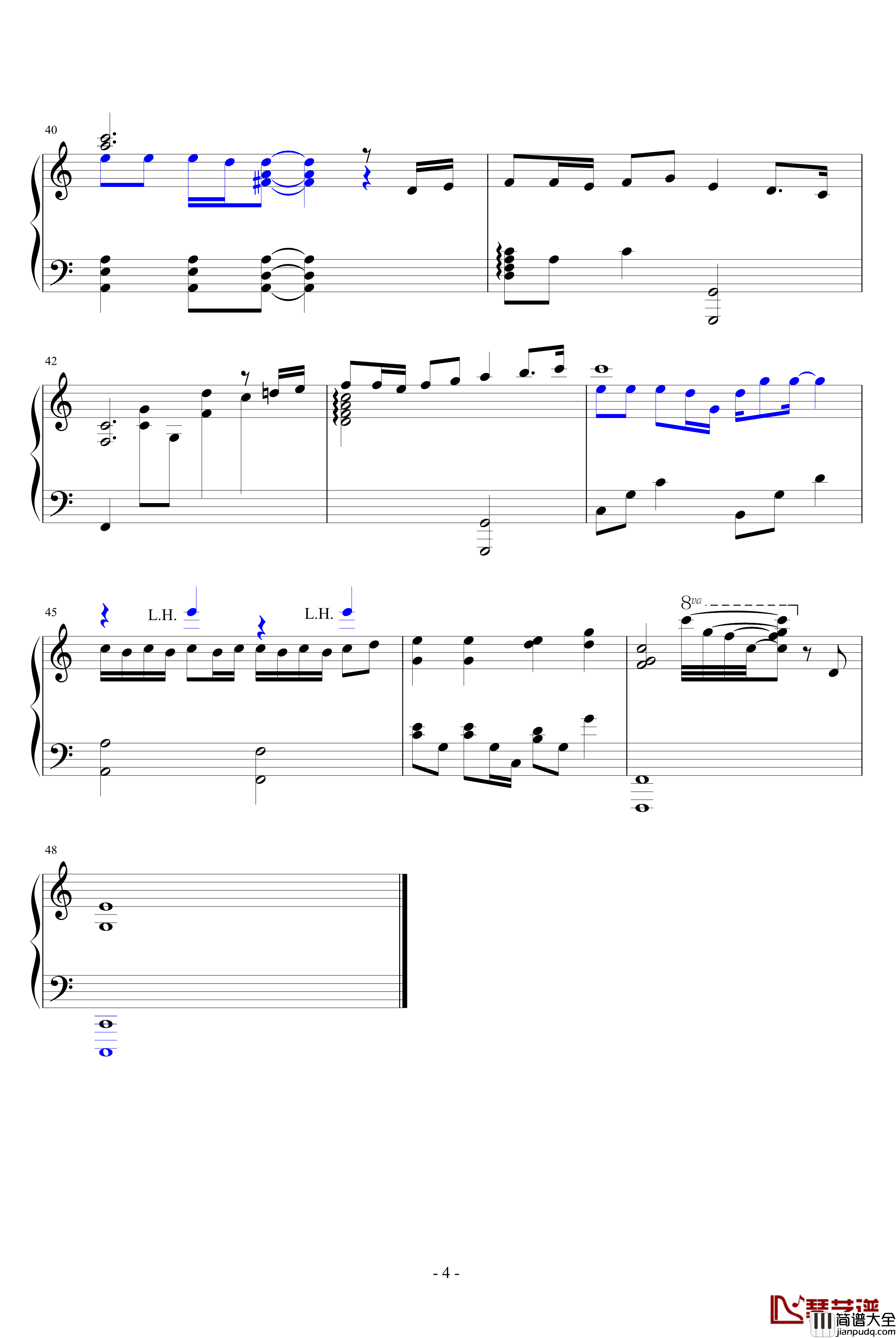 123木头人钢琴谱_黑涩会美眉