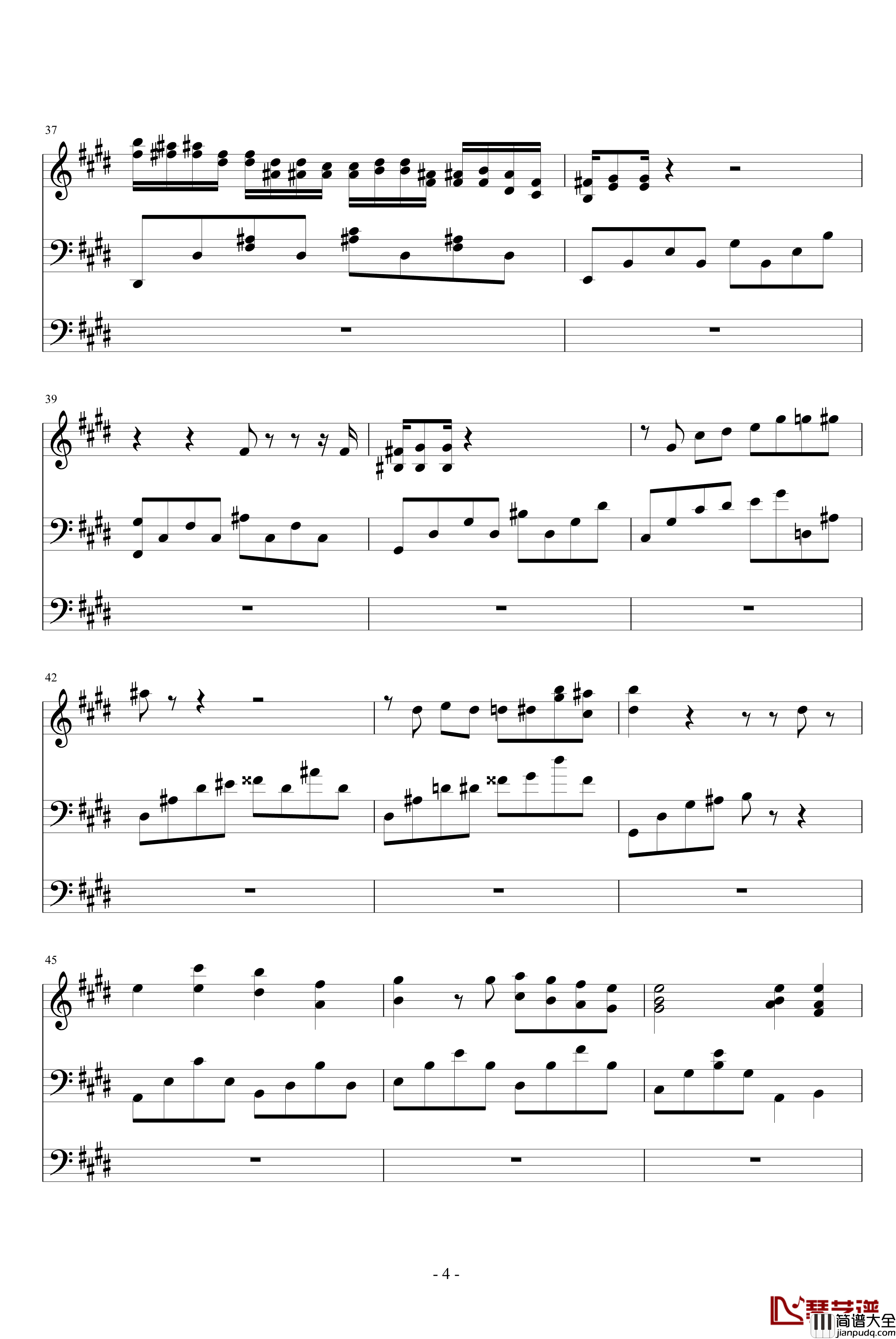 焕殇3堕落钢琴谱_ellocz