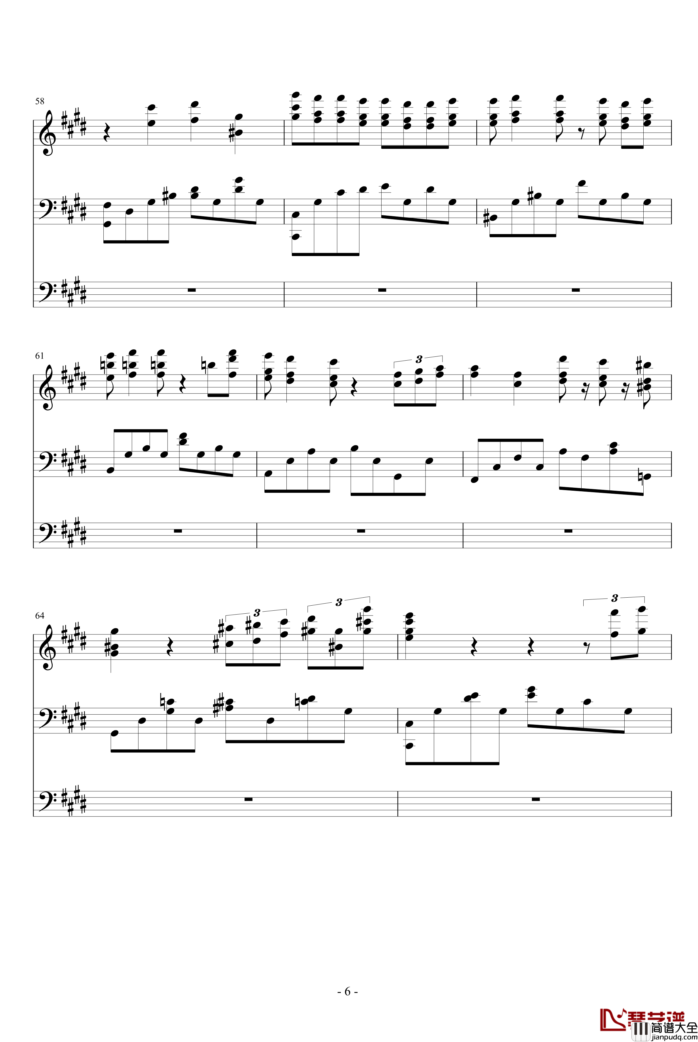 焕殇3堕落钢琴谱_ellocz