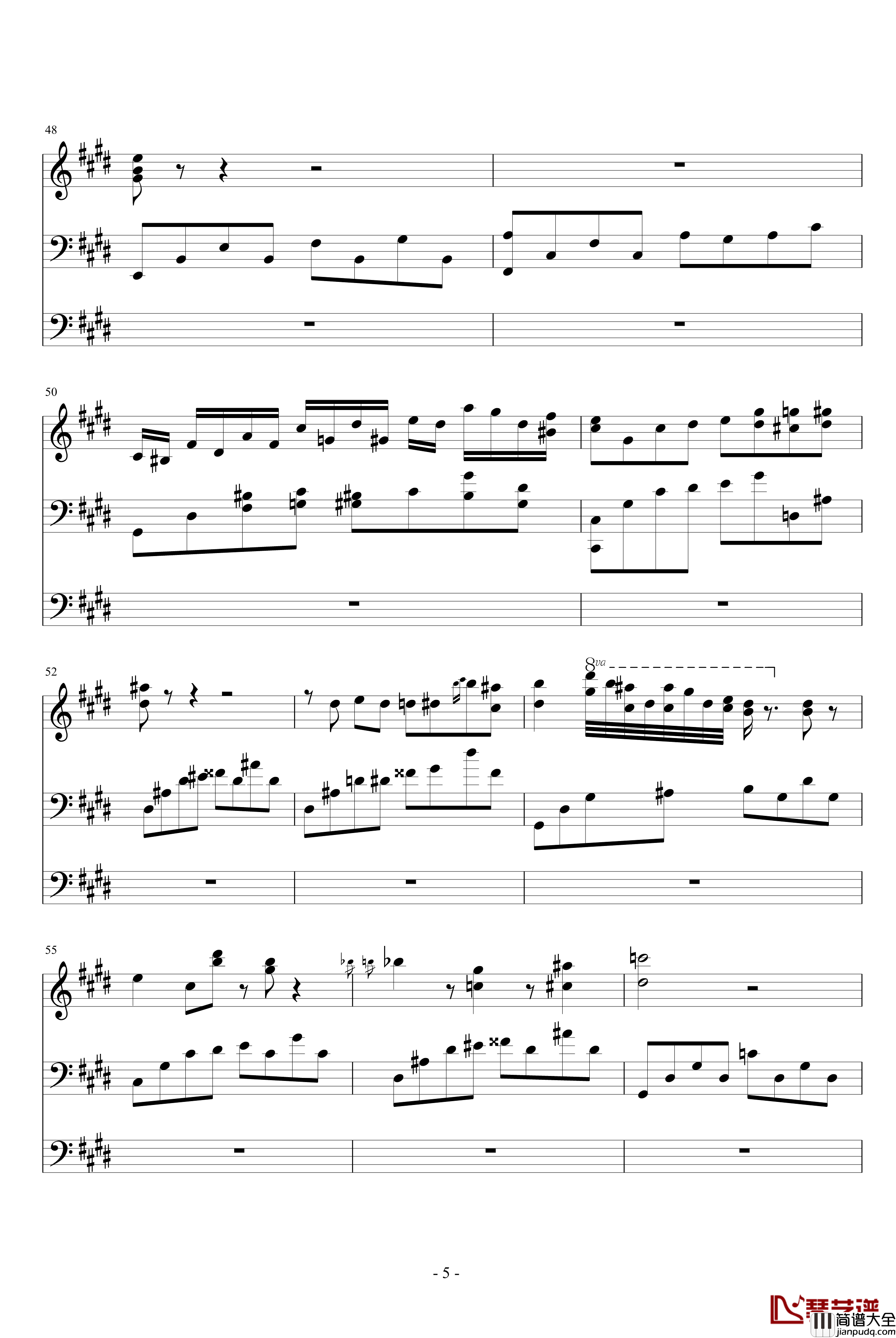 焕殇3堕落钢琴谱_ellocz