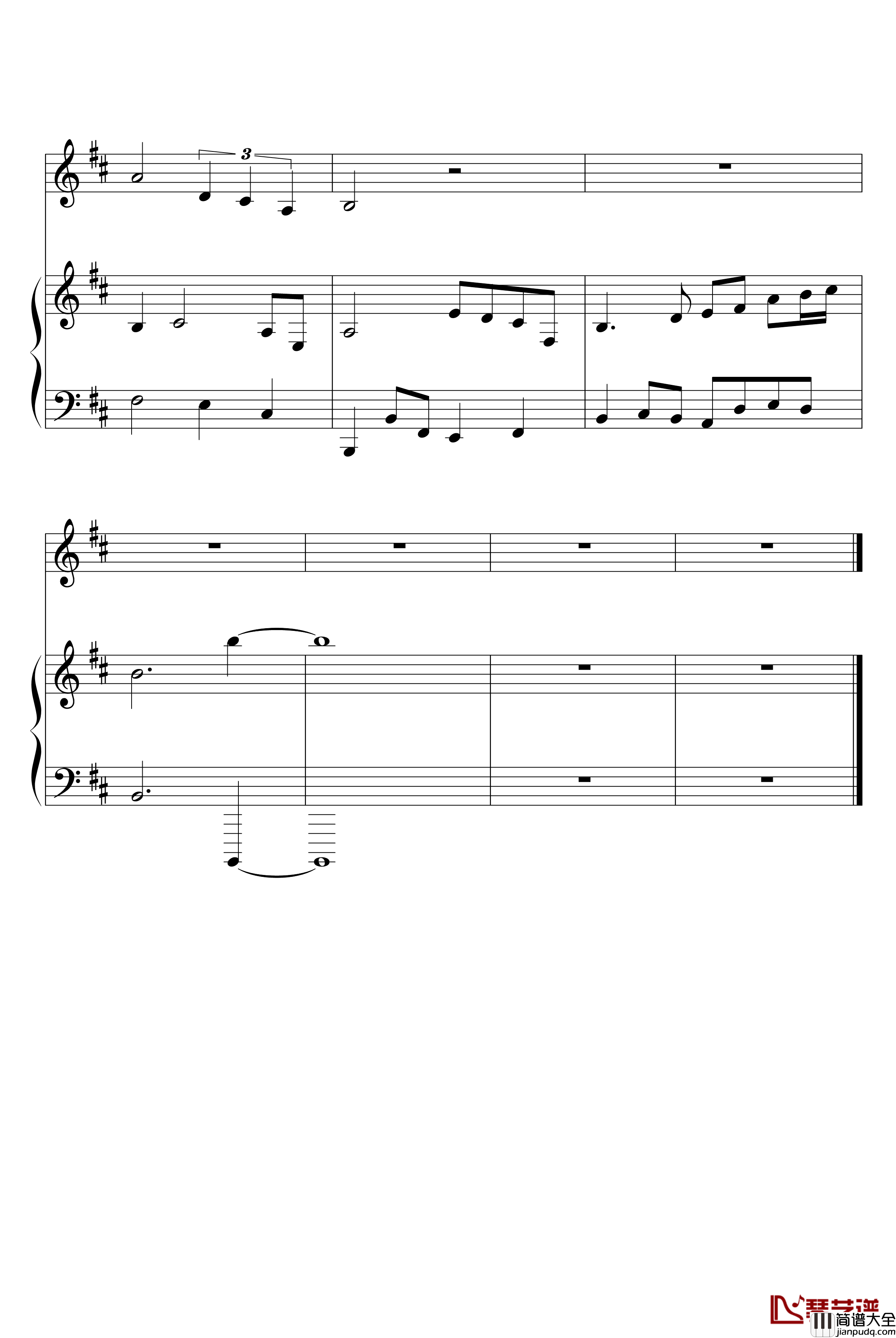 浴火重生钢琴谱_Jean