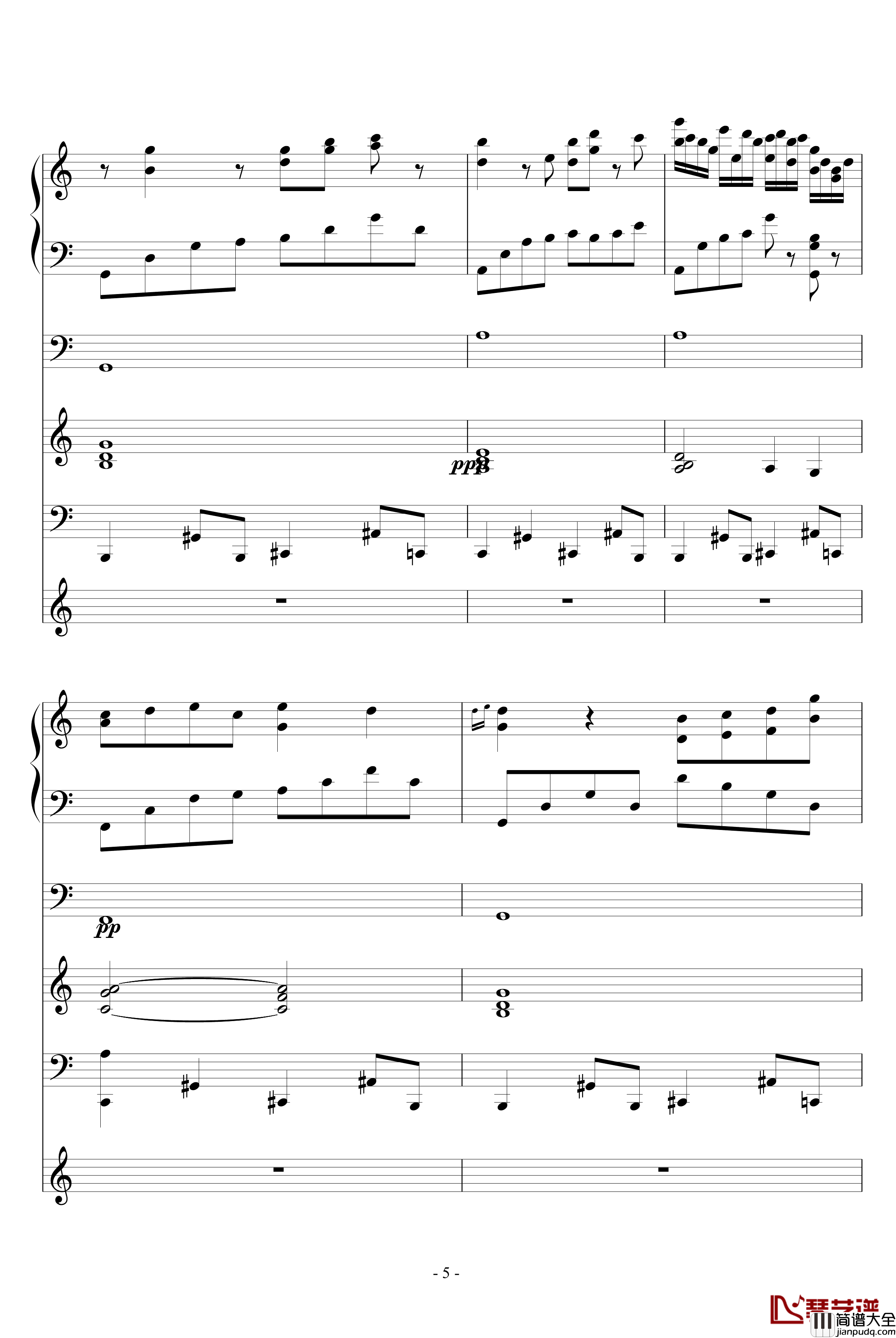 夜城随想钢琴谱_ellocz