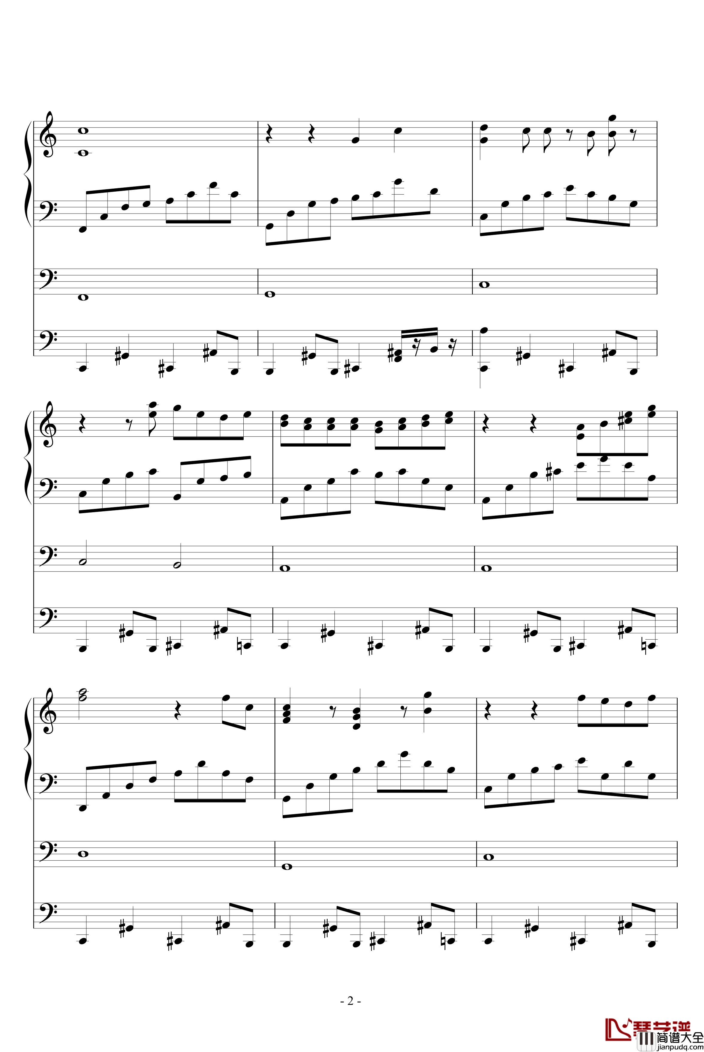 夜城随想钢琴谱_ellocz