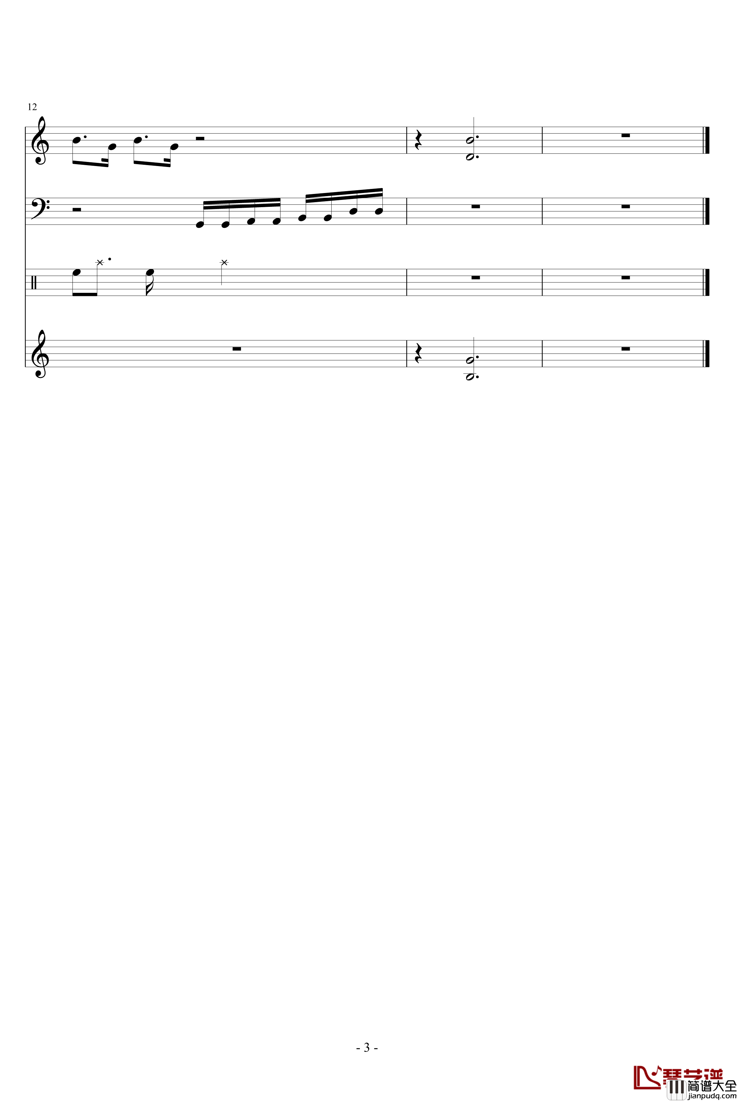 哈哈颂钢琴谱_东方神起