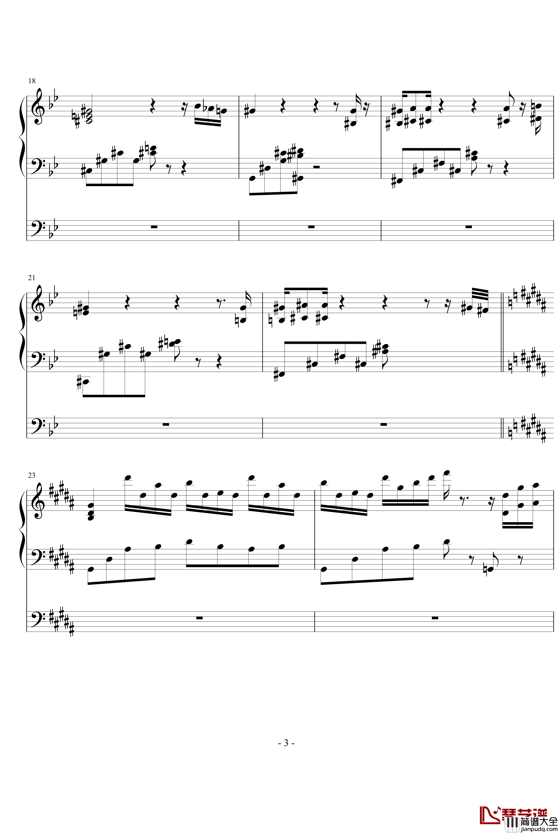 血色童年钢琴谱_ellocz_焕殇2