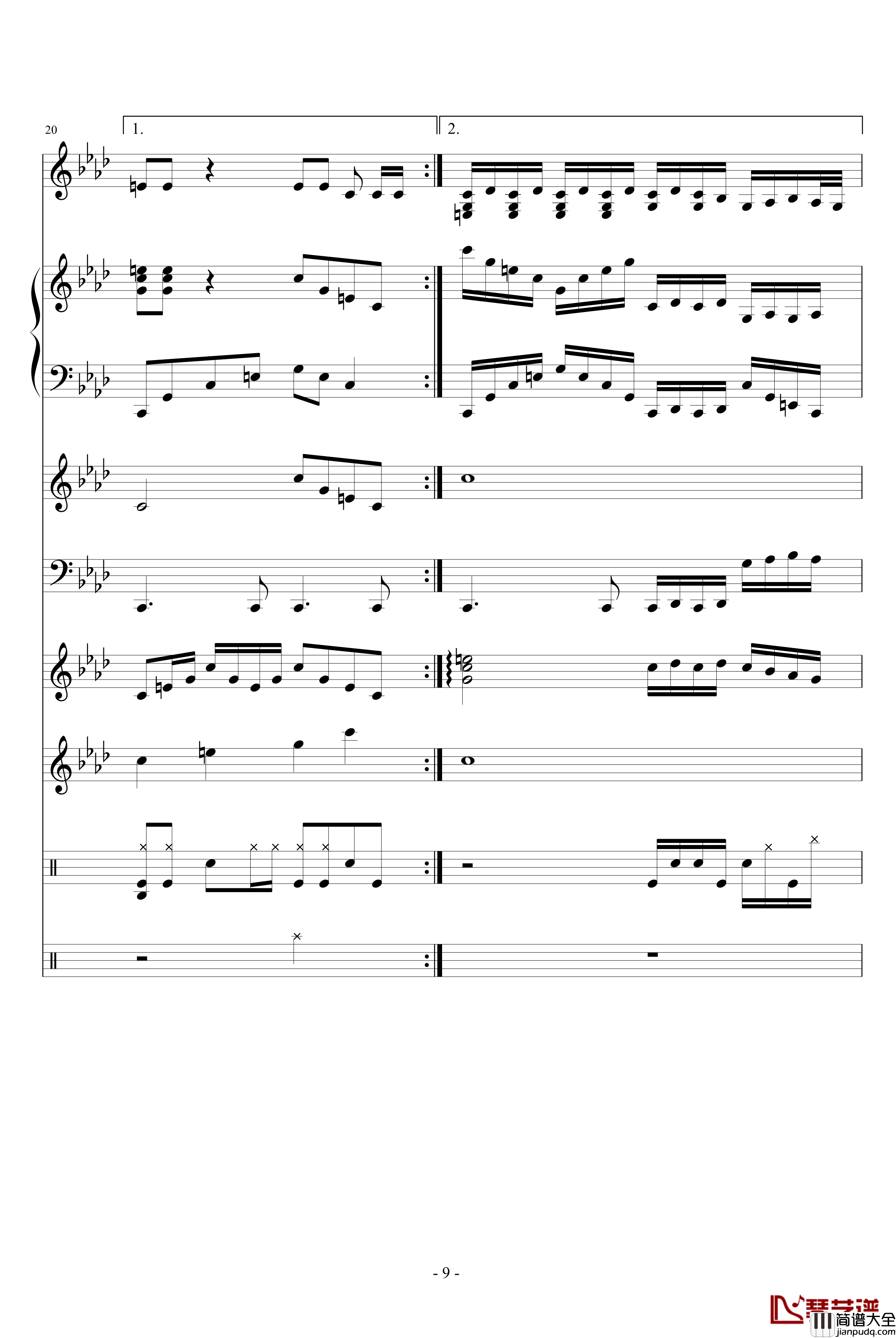 伟大的悲剧钢琴谱_血腥残阳