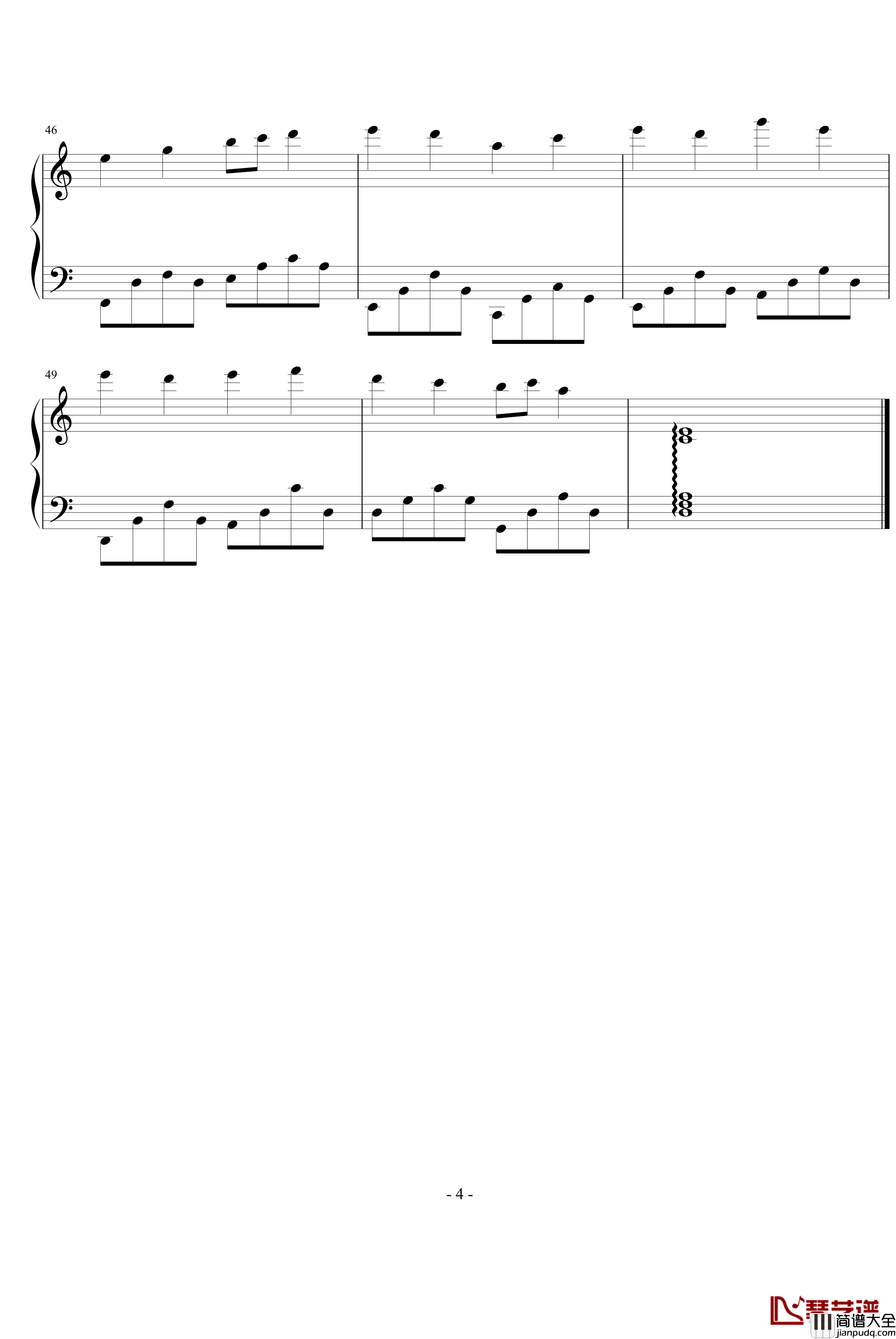 龙添钢琴谱_米俊乐