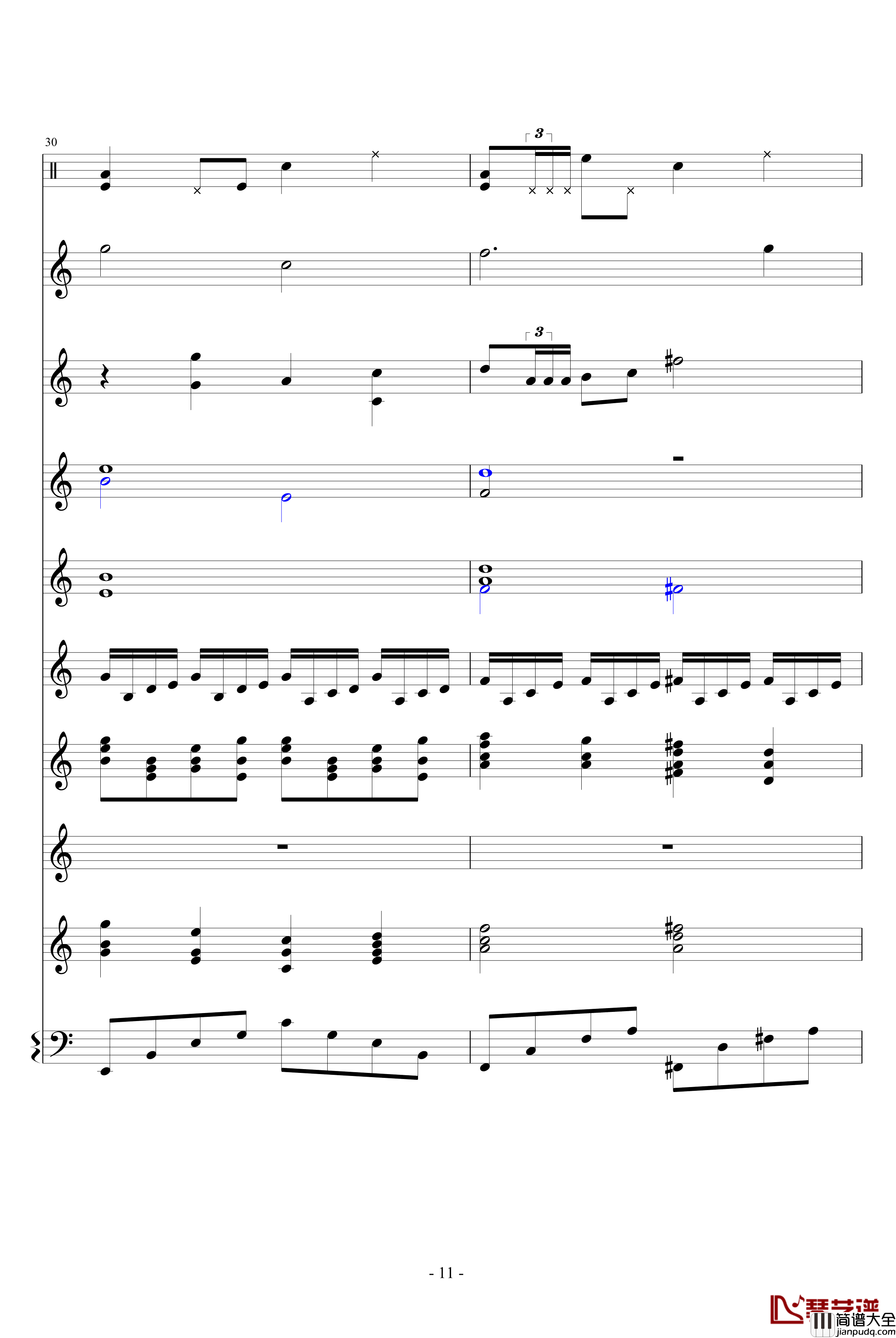 神佑天地钢琴谱_佐児聼樂