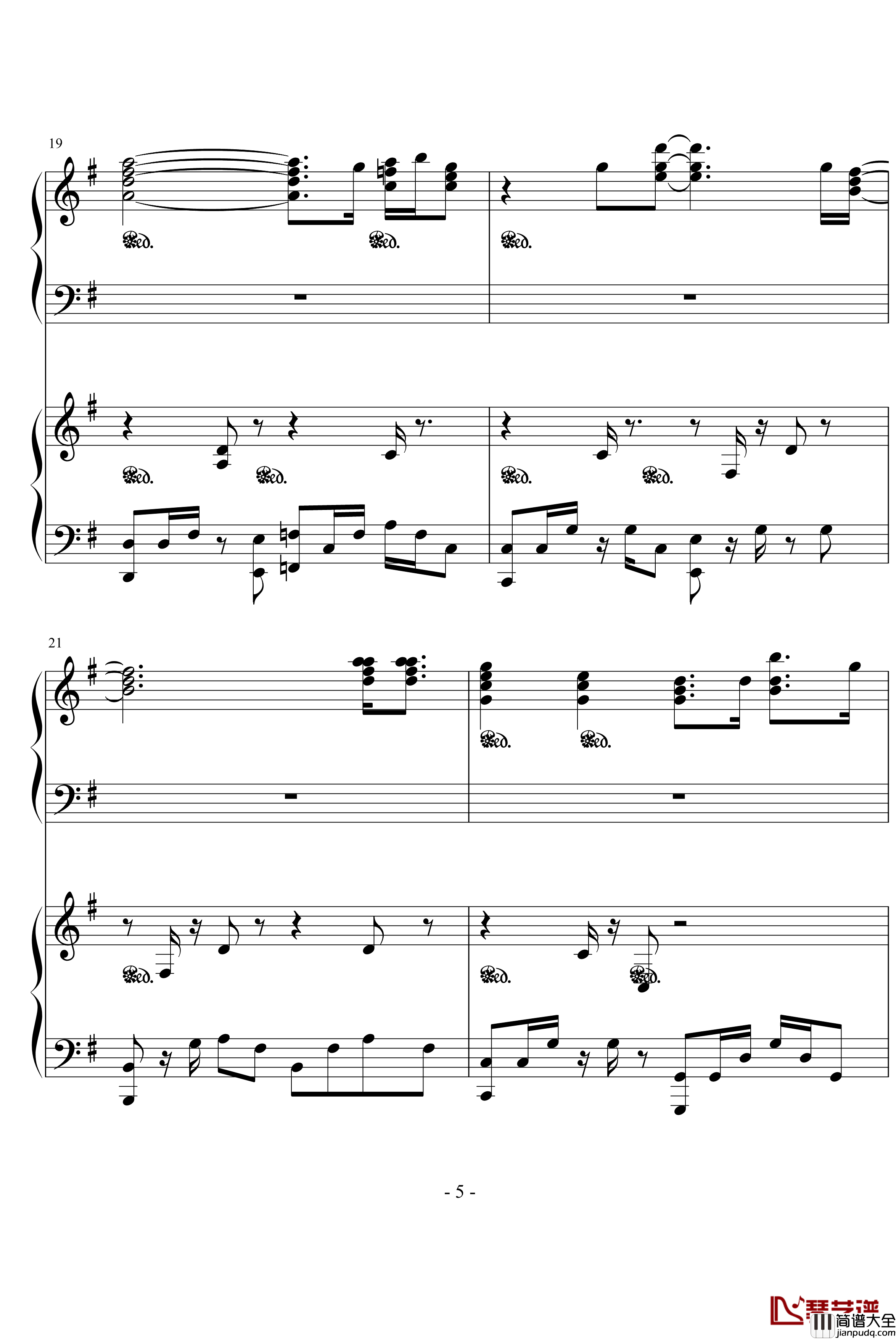 cry_ill_be_your_home钢琴谱_鬼泣_游戏