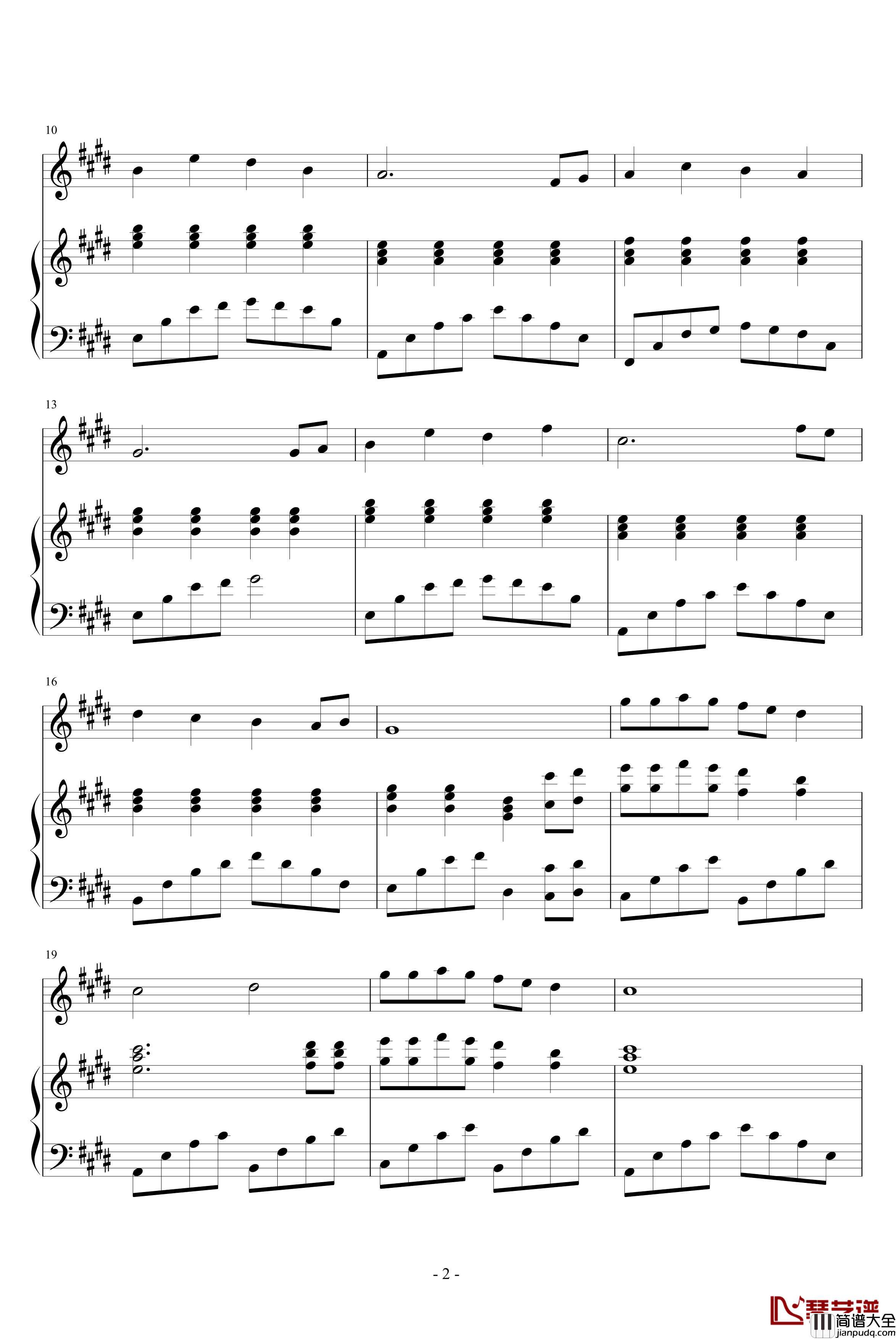 冬季恋歌_冬日阳光钢琴谱_血腥残阳