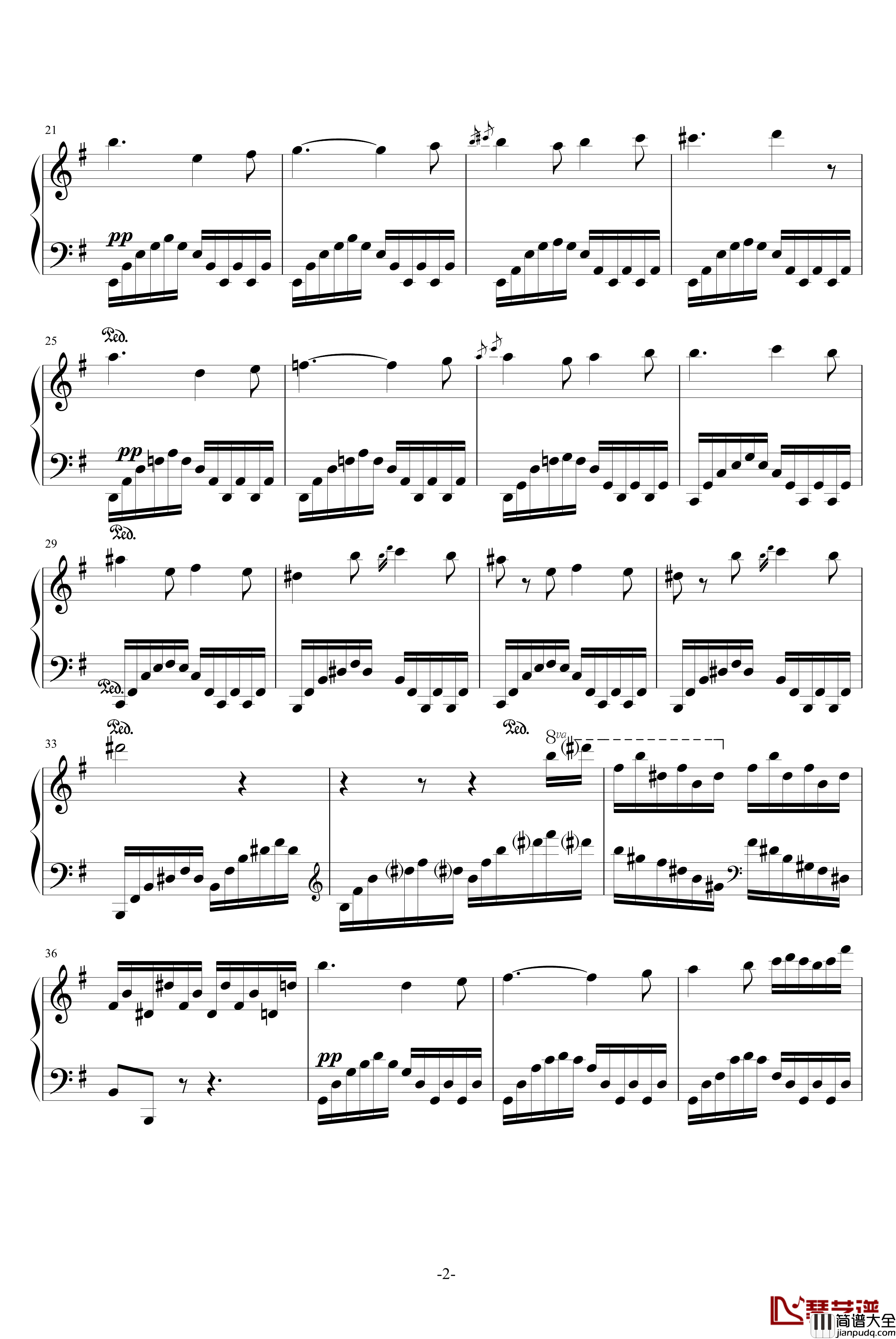 自然的行板钢琴谱_肖邦_chopin