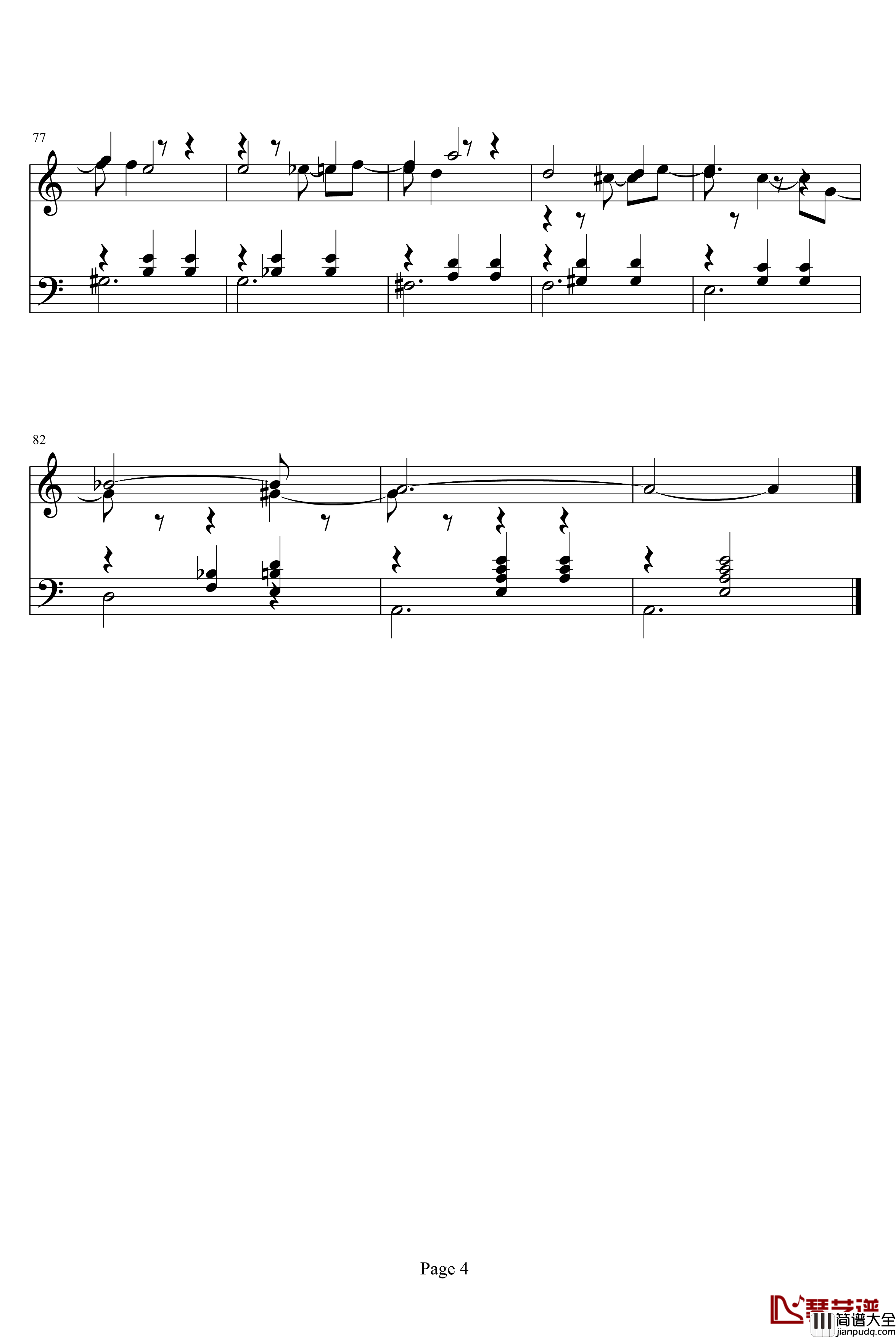 T's_waltz钢琴谱_韩日剧