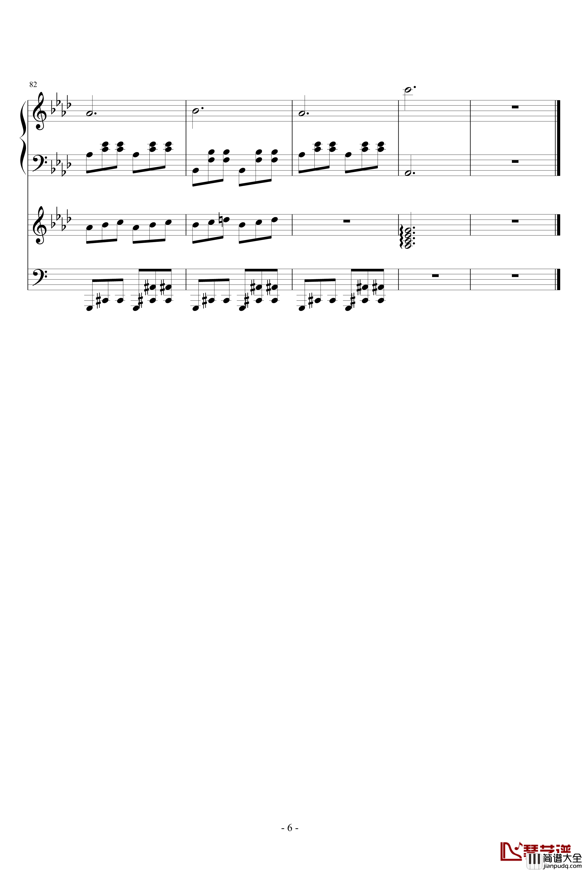 旋转记忆钢琴谱_血腥残阳