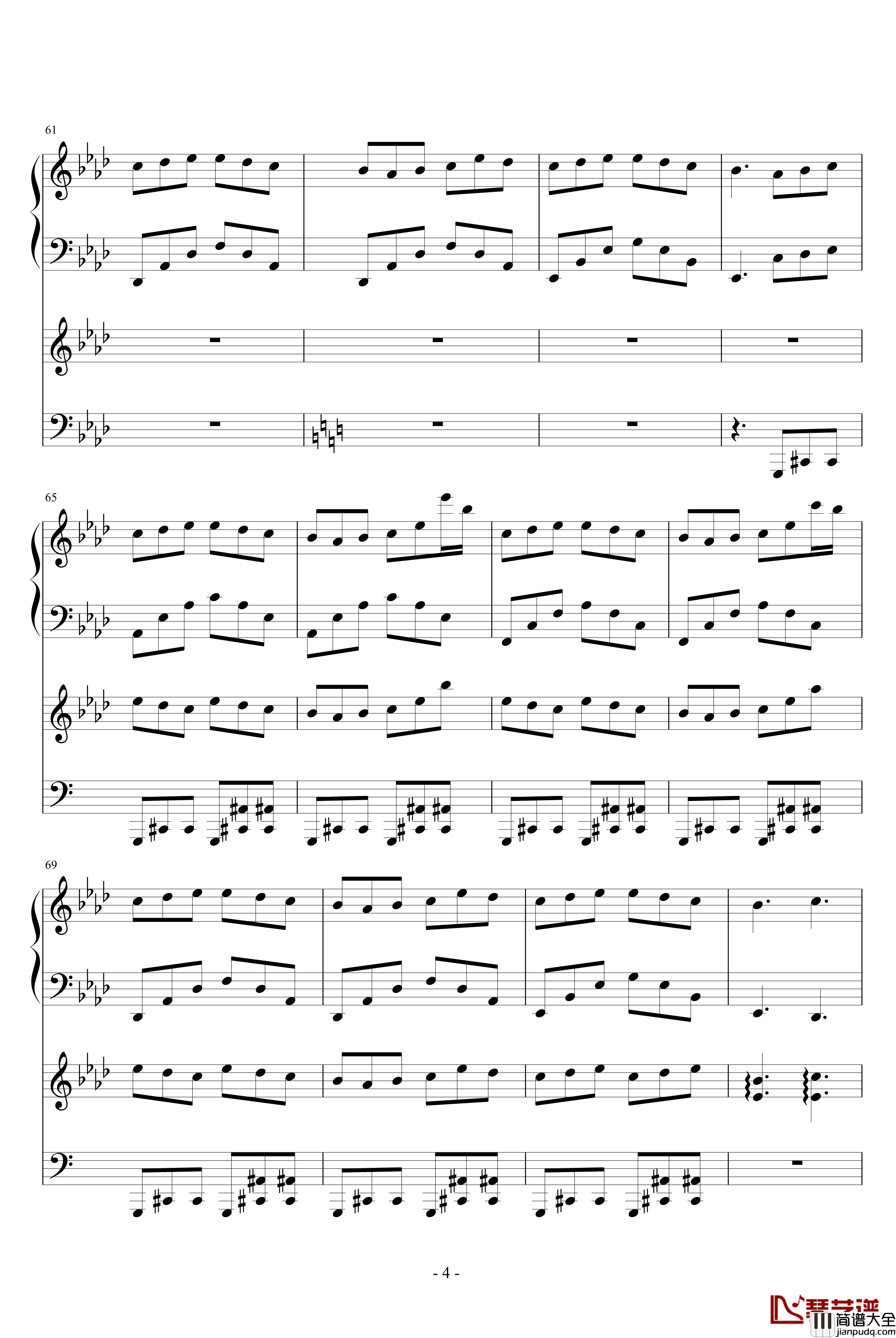 旋转记忆钢琴谱_血腥残阳