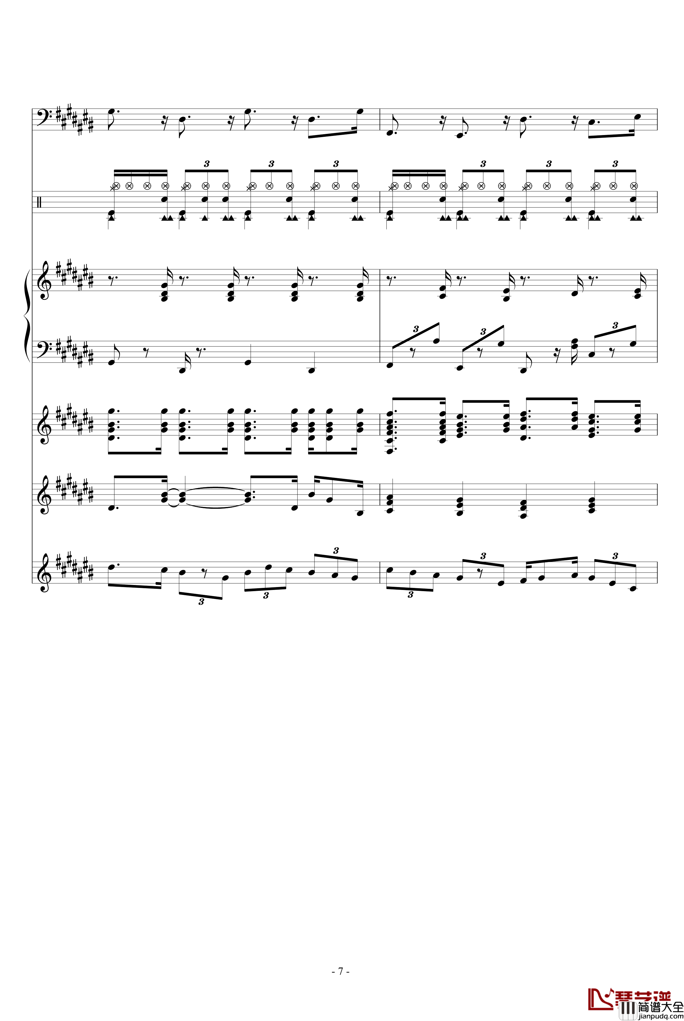 小插曲_陈宇喆_钢琴谱