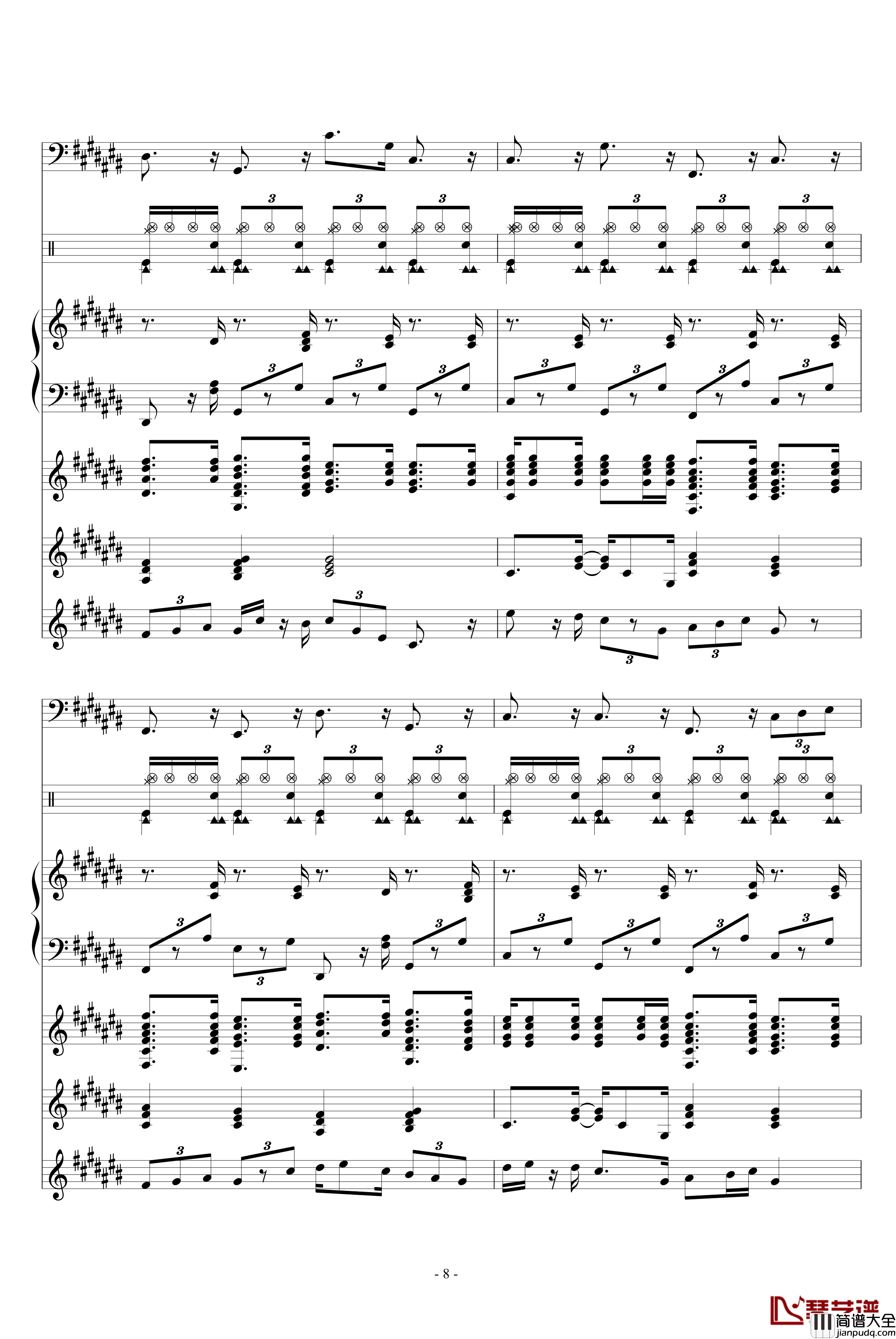 小插曲_陈宇喆_钢琴谱