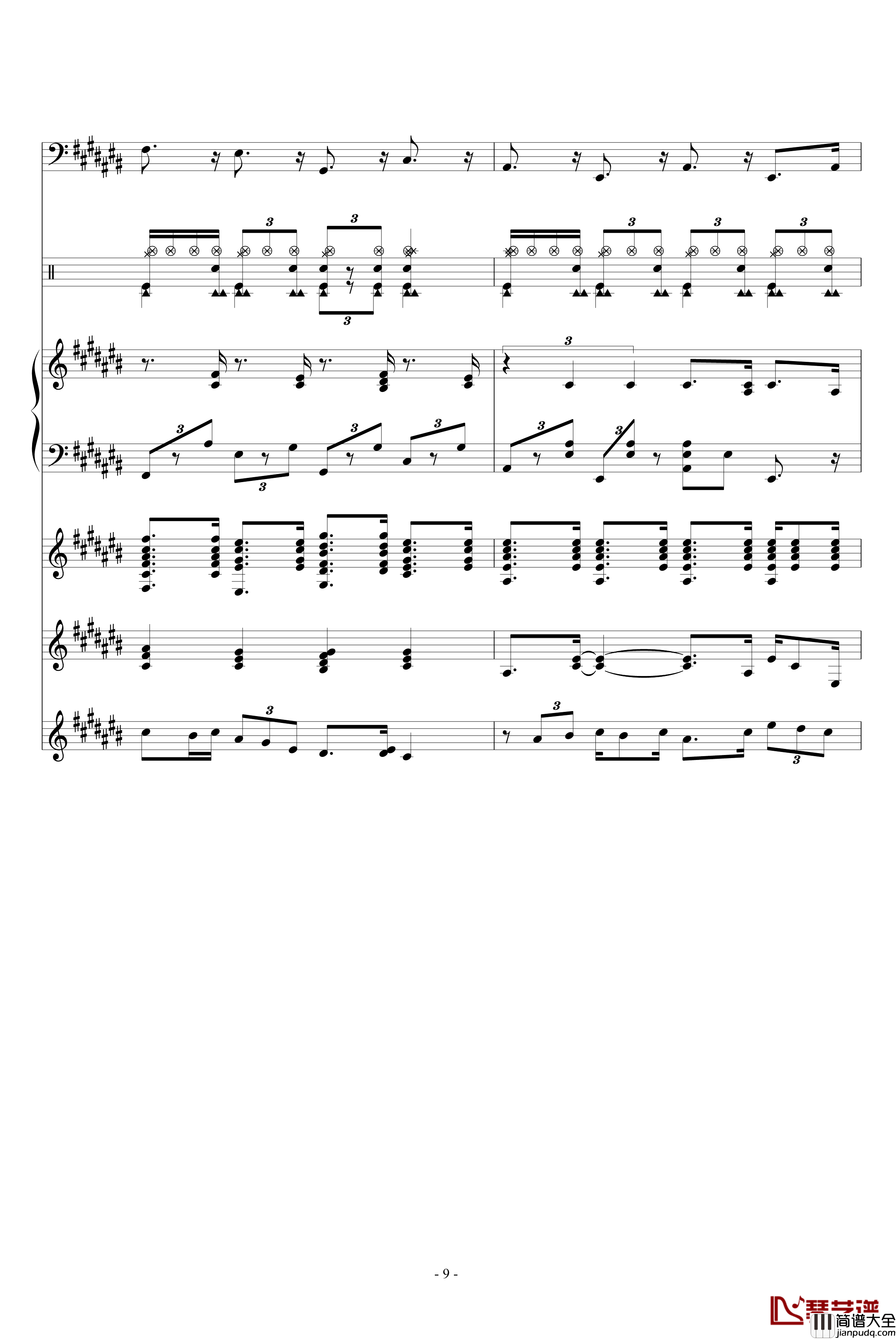 小插曲_陈宇喆_钢琴谱