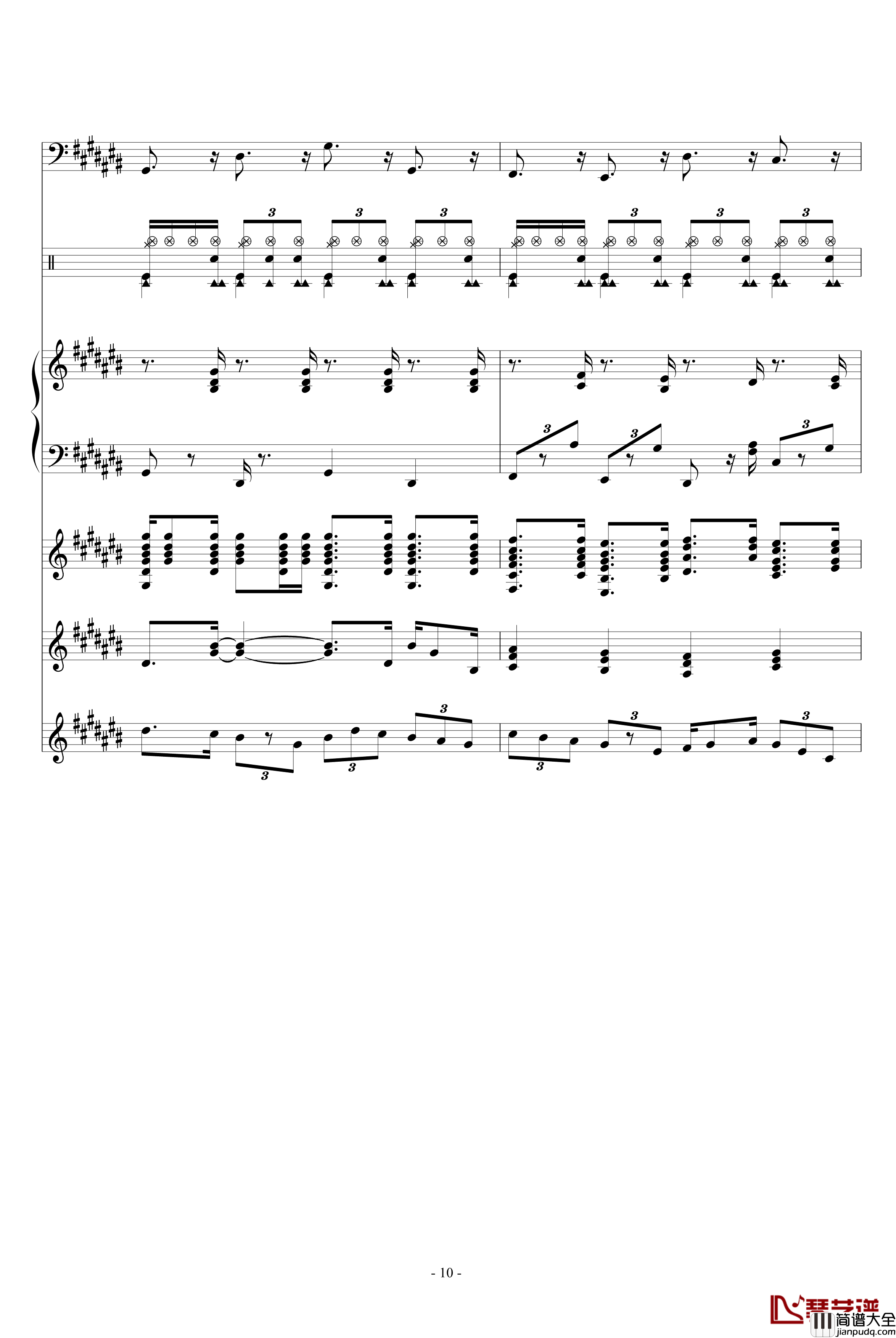 小插曲_陈宇喆_钢琴谱