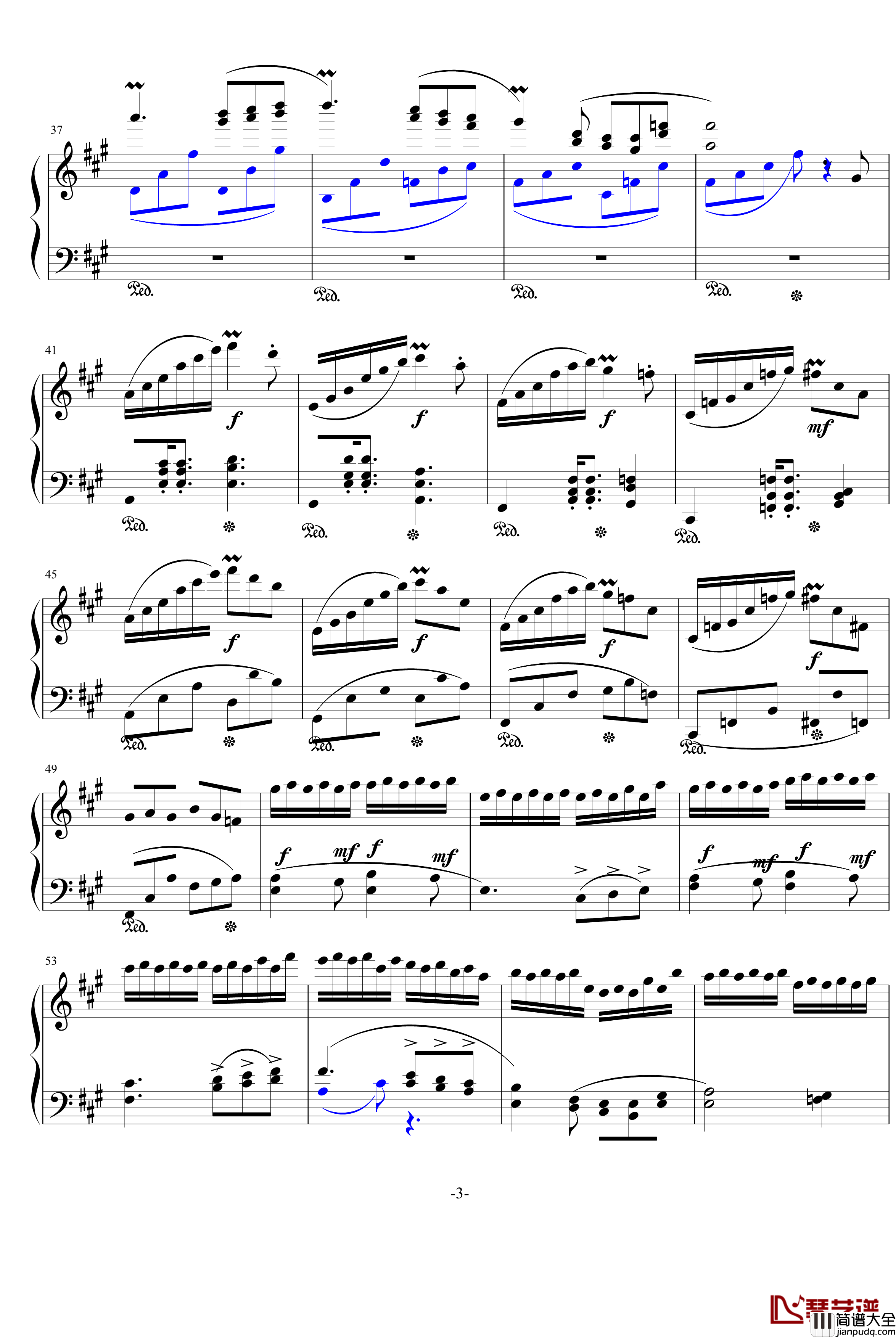 长春仲夏夜钢琴谱_AlexLiu