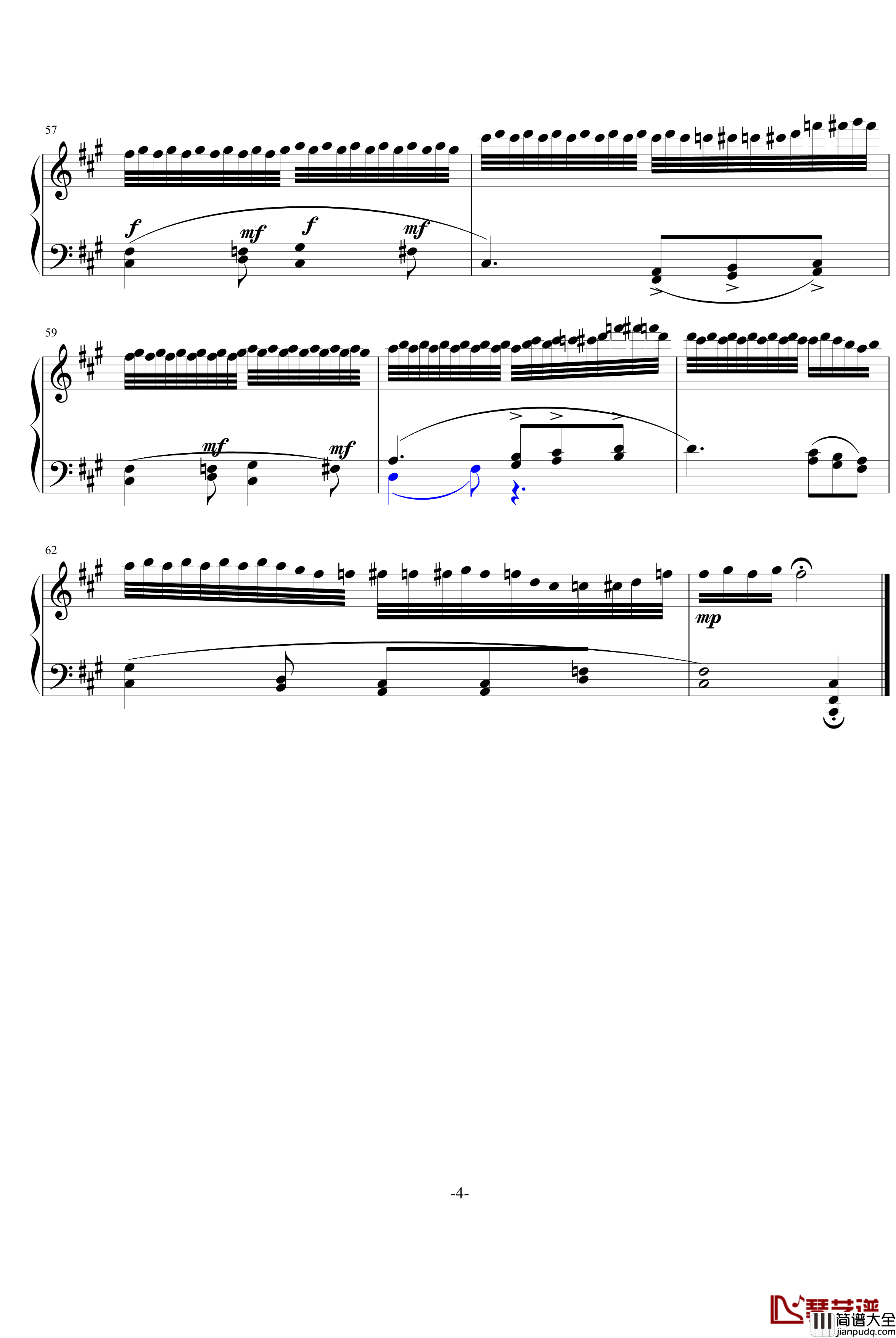 长春仲夏夜钢琴谱_AlexLiu