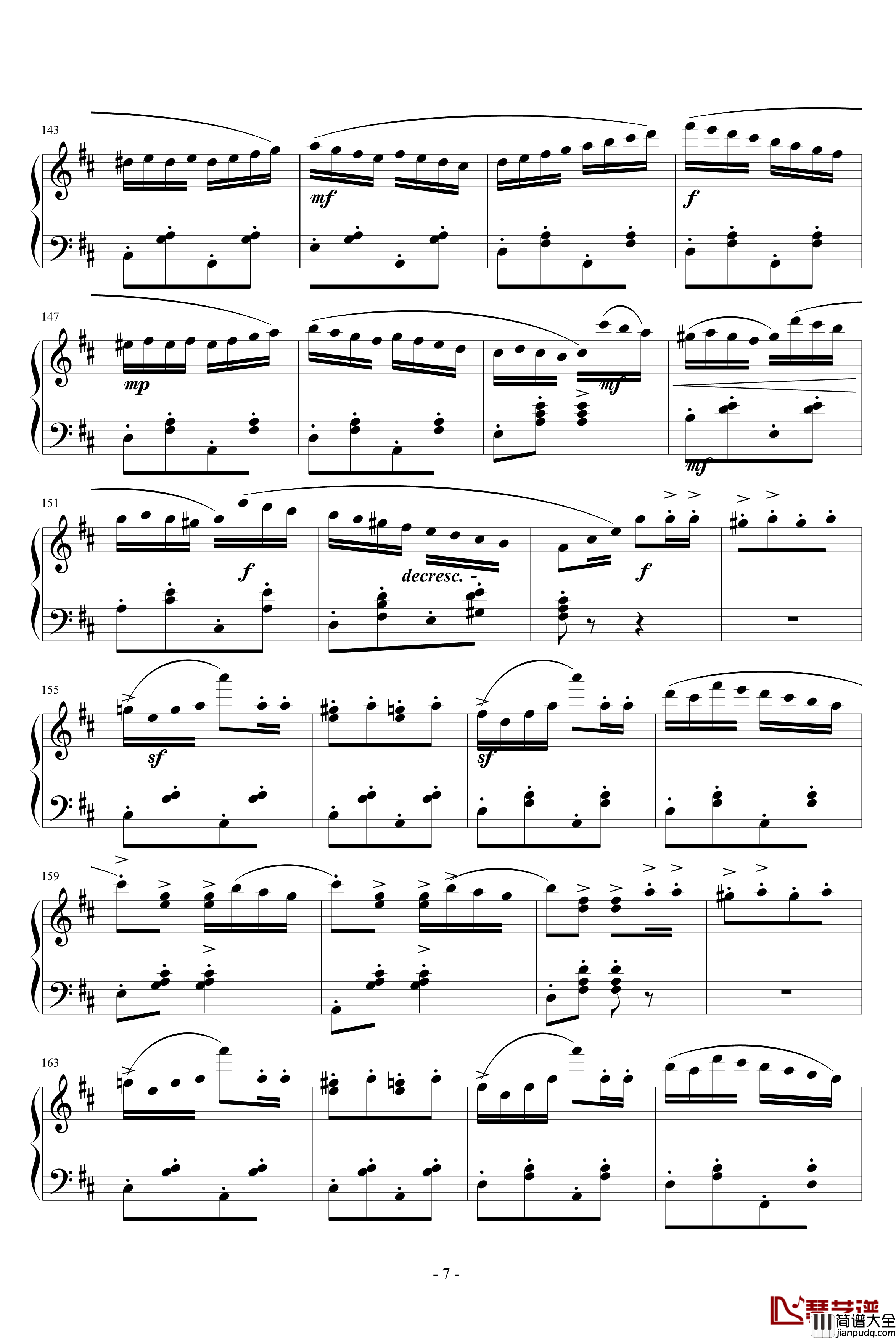 意大利波尔卡钢琴谱_拉赫马尼若夫