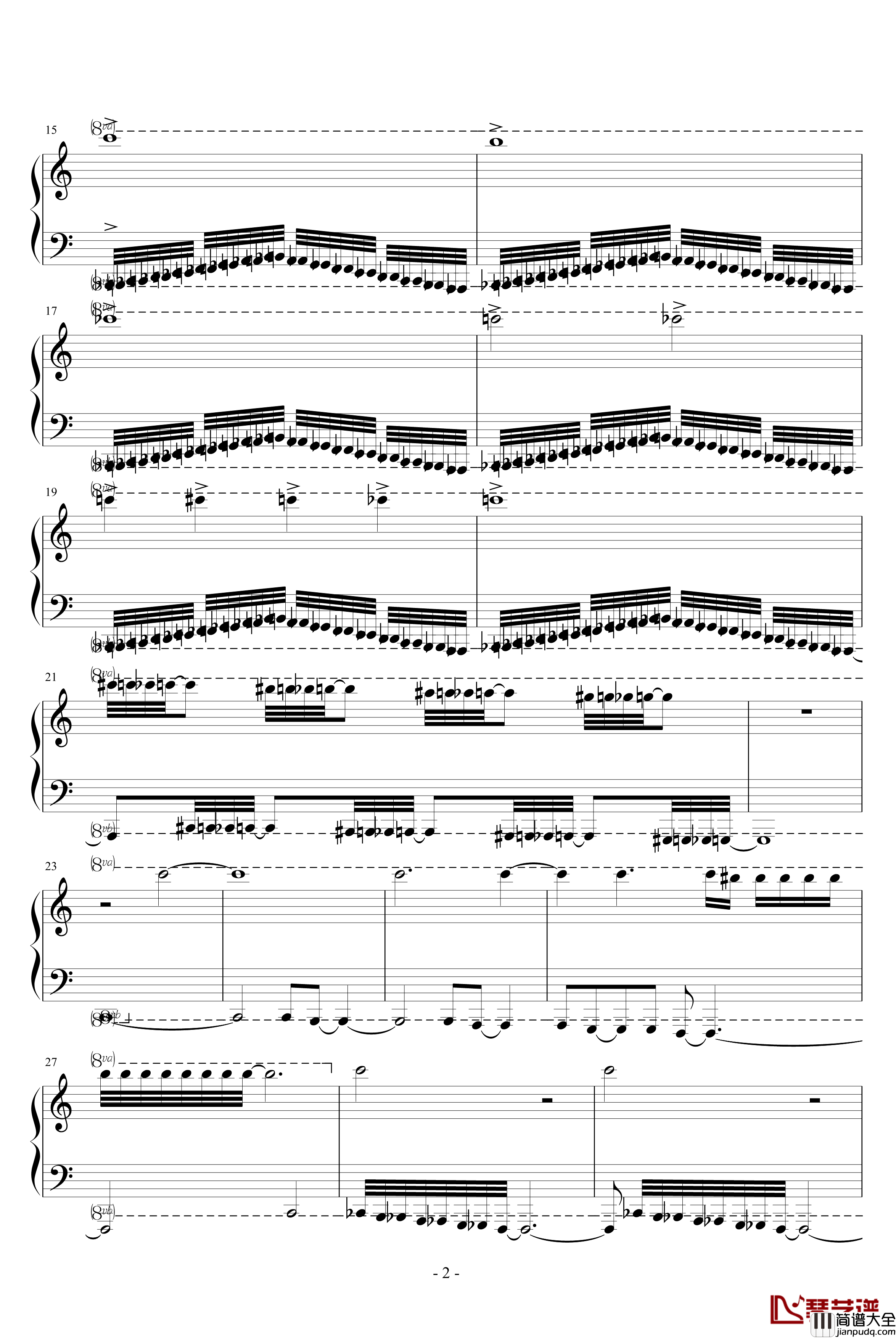 Unearthliness钢琴谱_诡异_竹昔