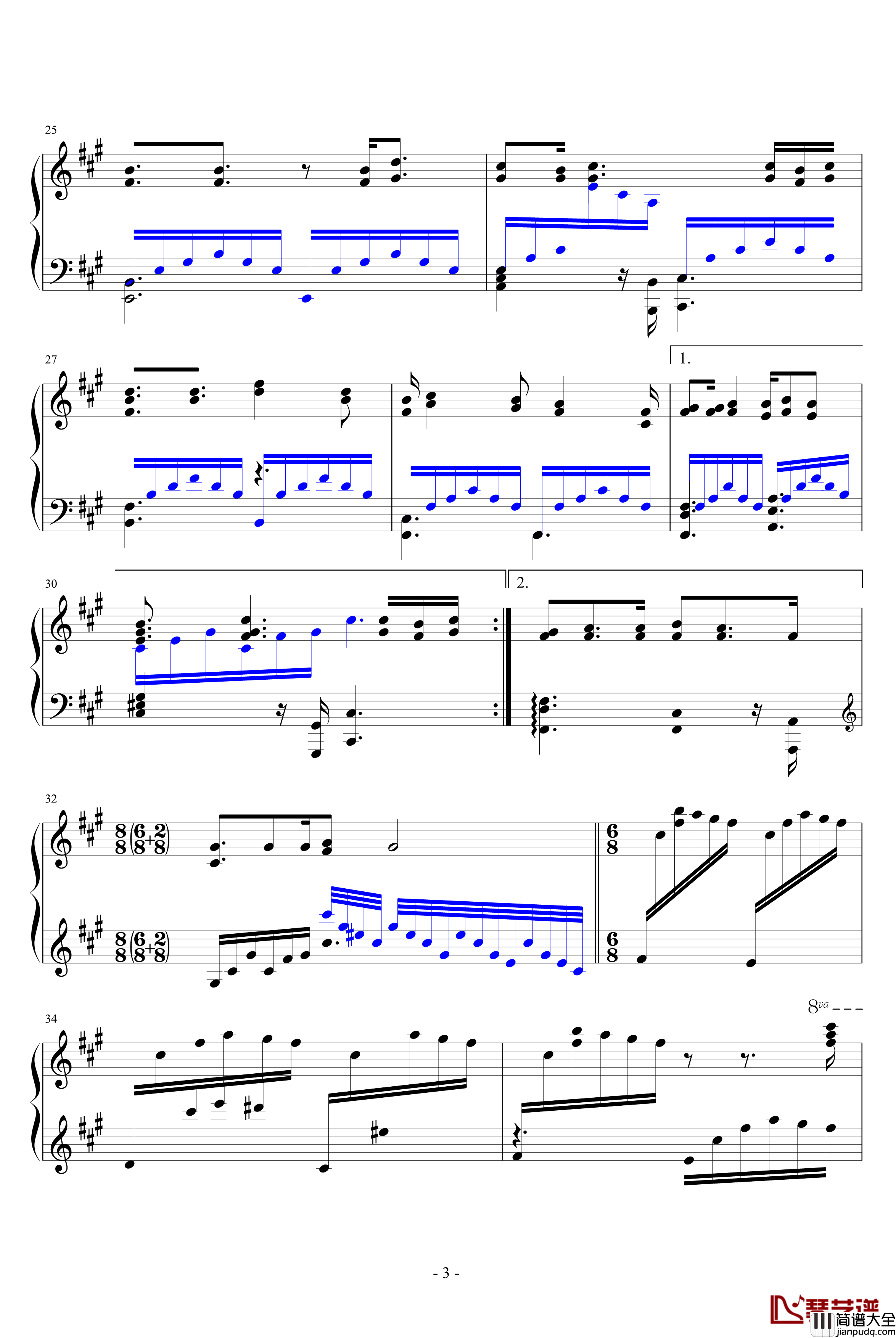 那一场风花雪月的事钢琴谱_周治平
