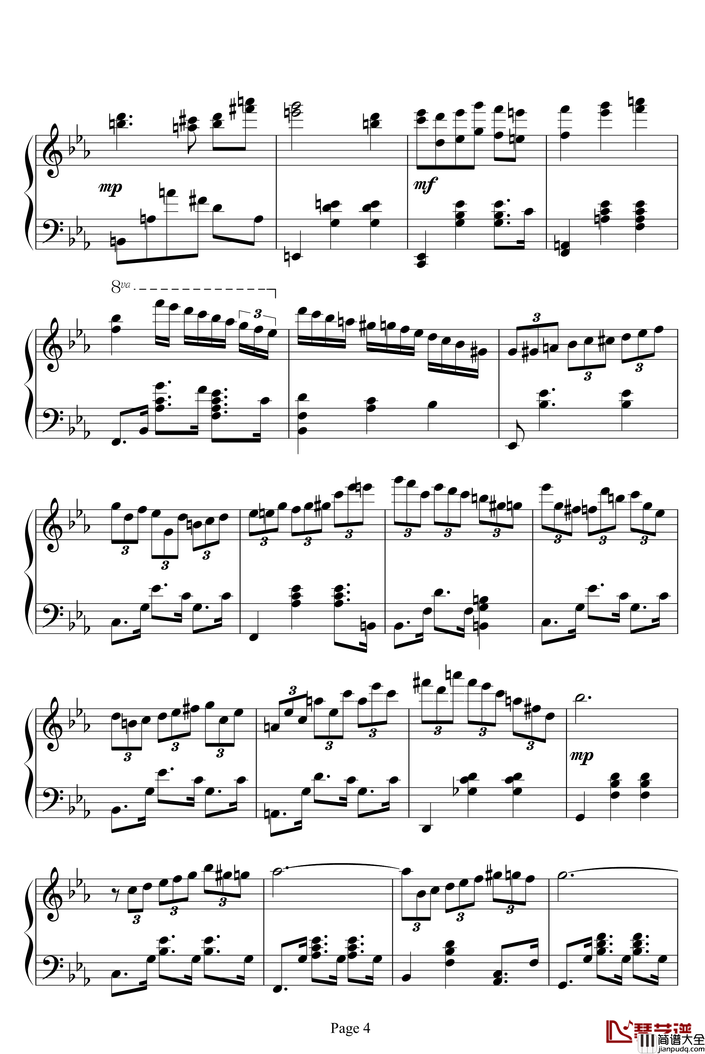 Magic_Waltz钢琴谱_海上钢琴师