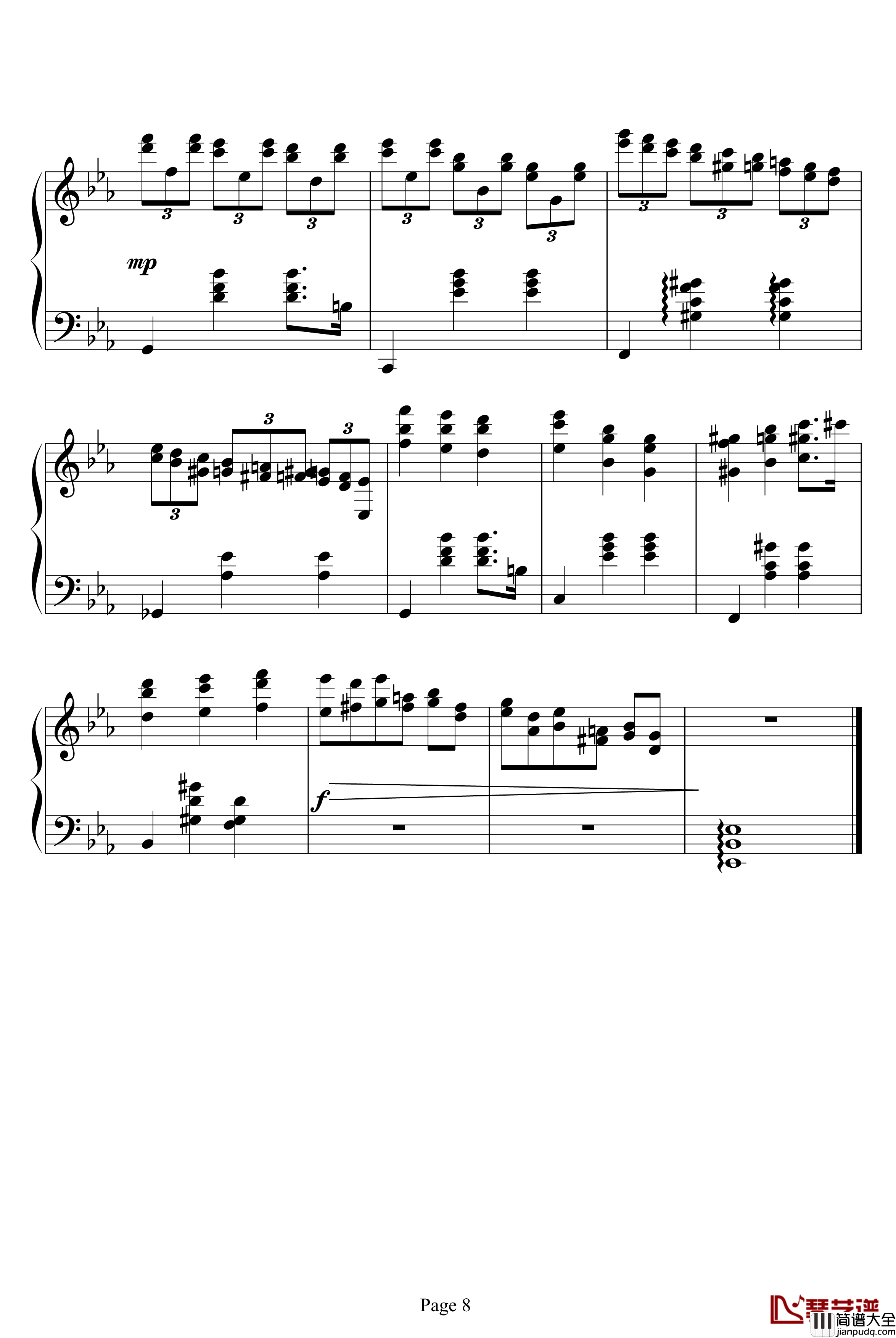 Magic_Waltz钢琴谱_海上钢琴师