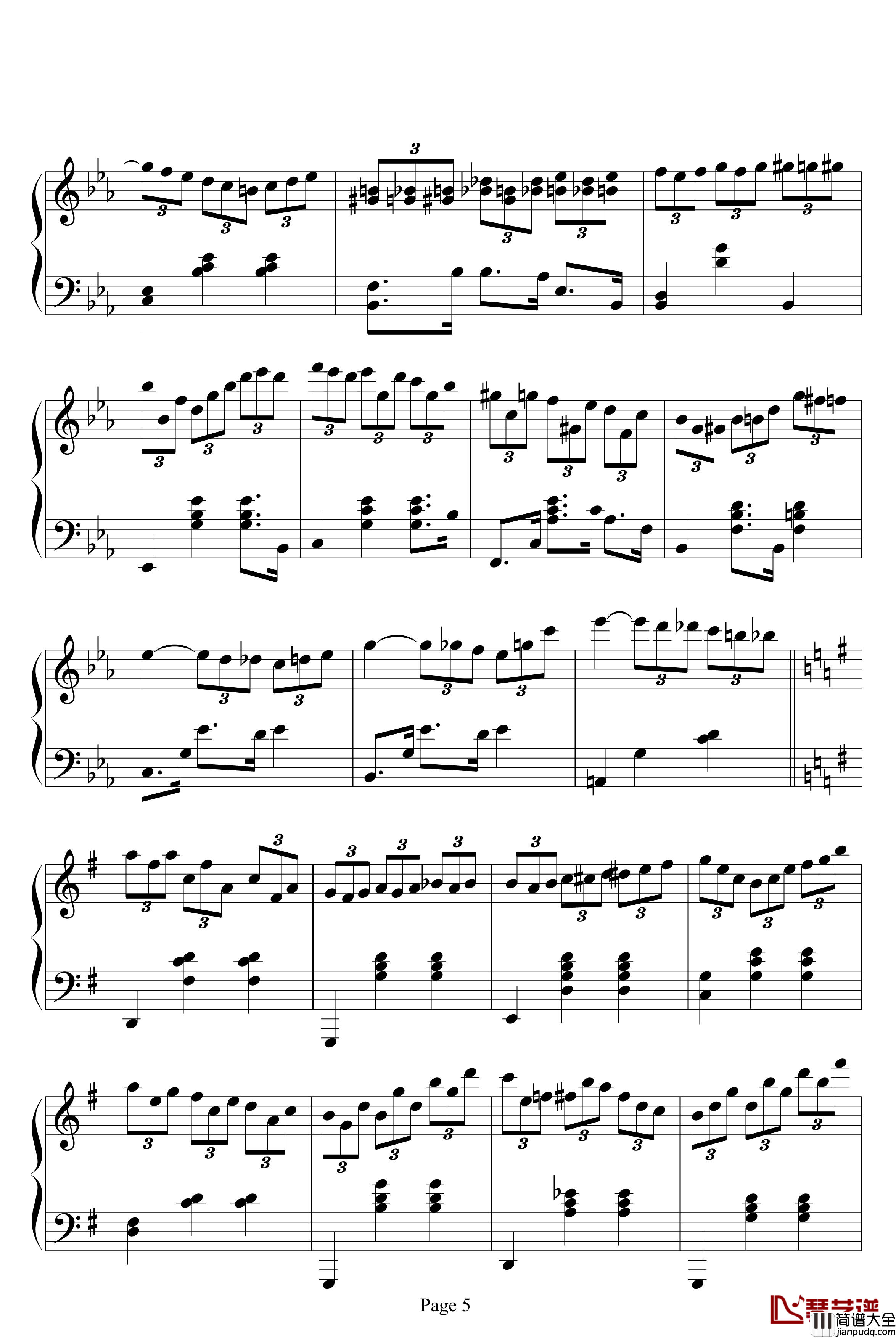 Magic_Waltz钢琴谱_海上钢琴师