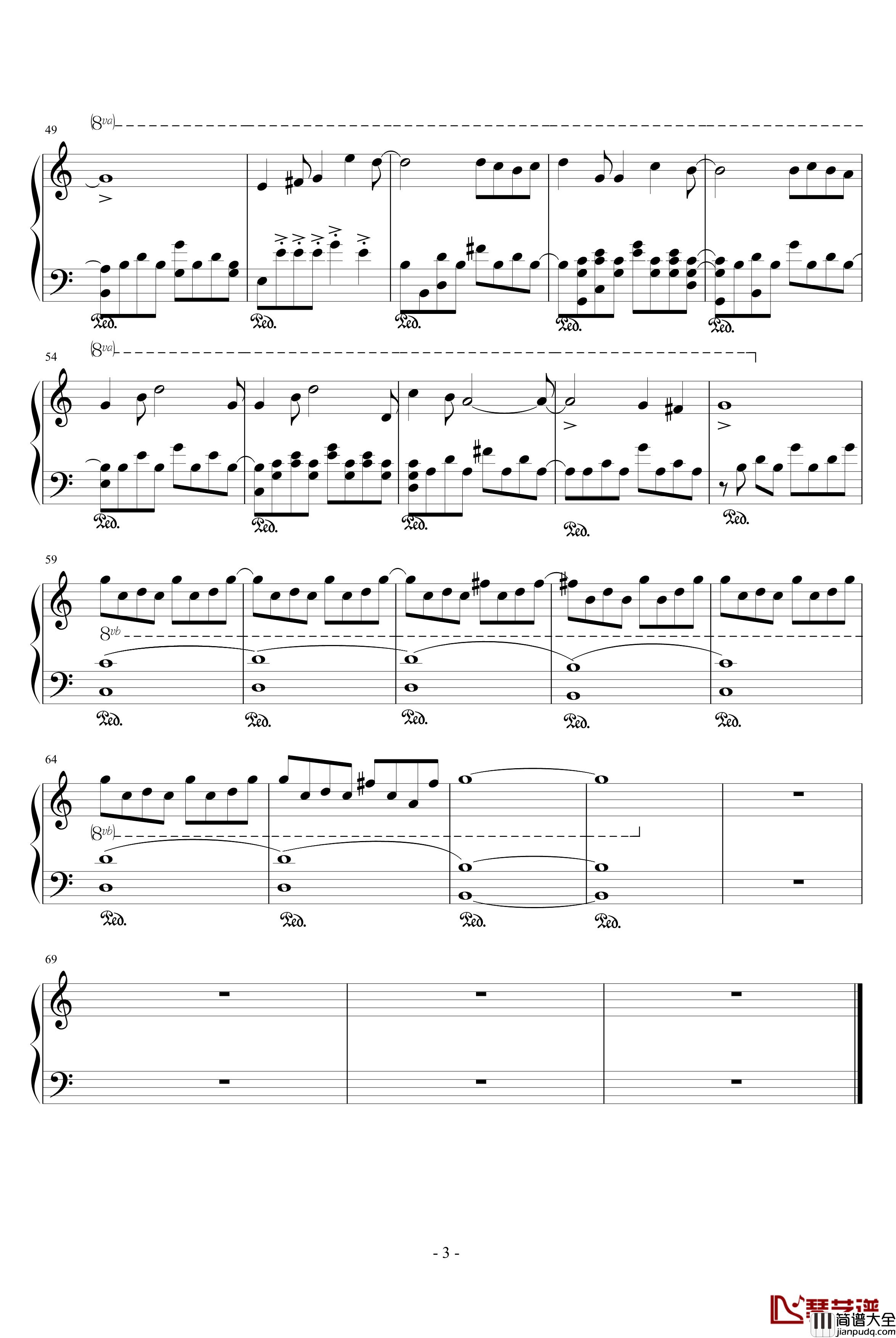 i_say_yes钢琴谱_动漫影视