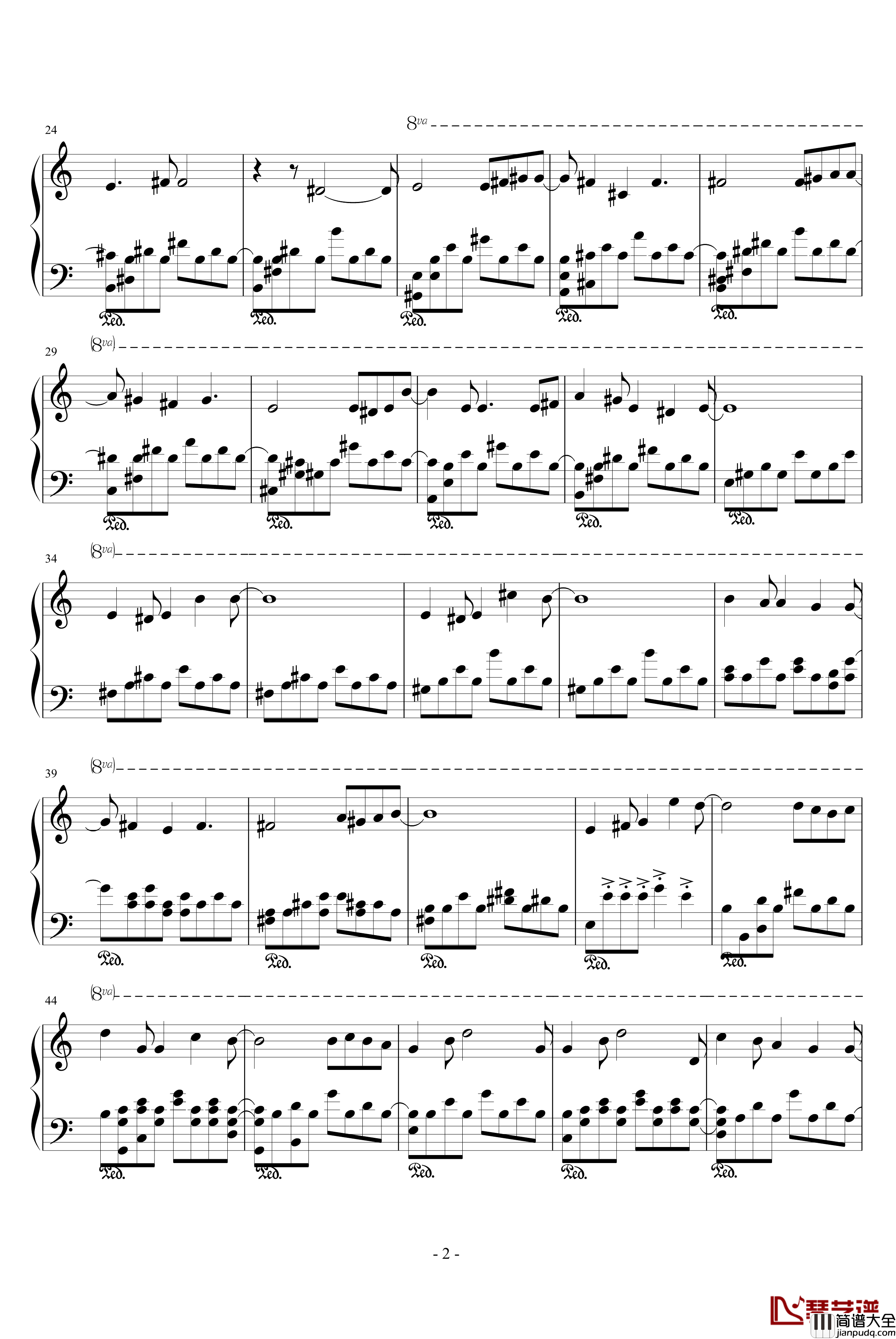 i_say_yes钢琴谱_动漫影视