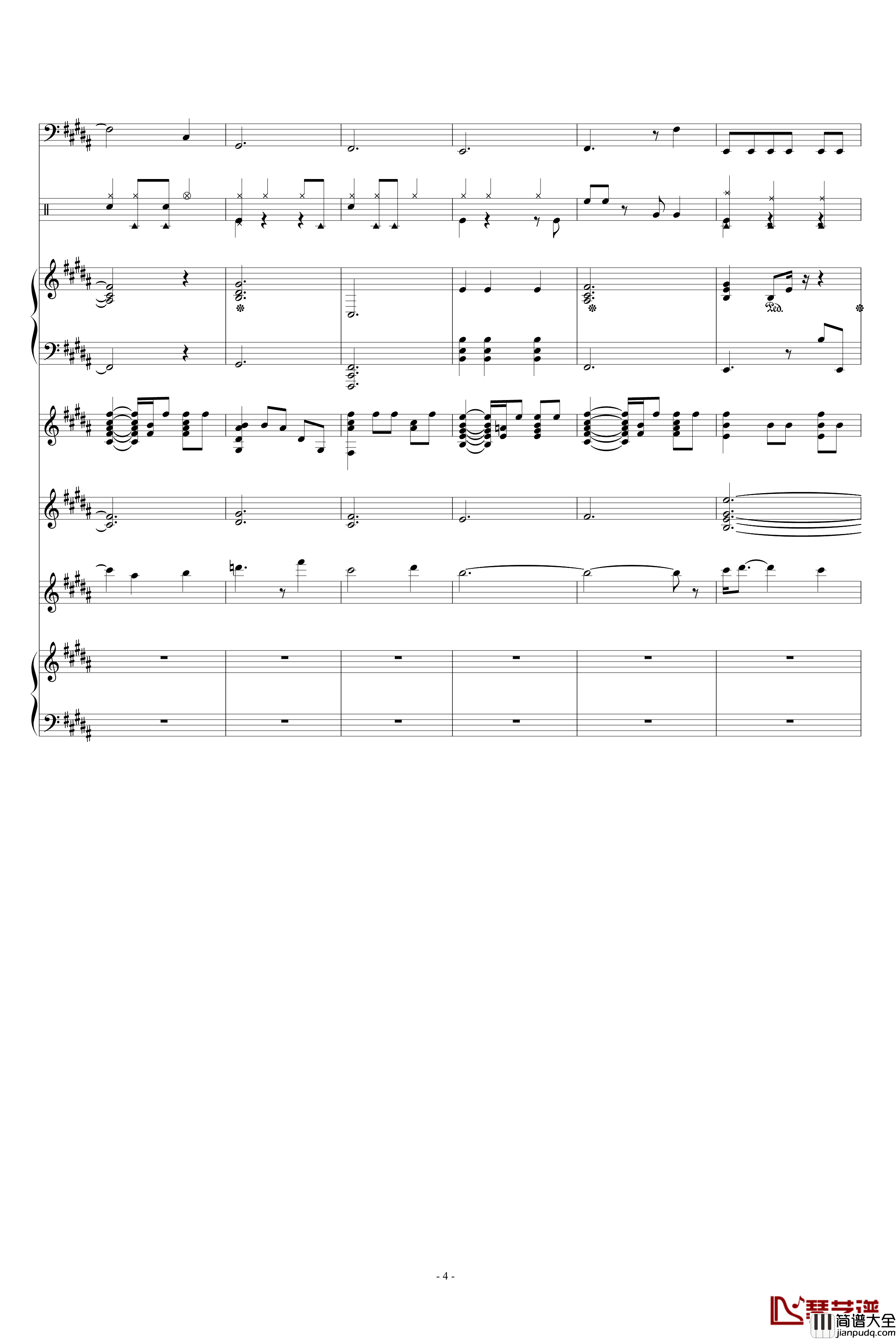 _angels_JAZZ_DEMO钢琴谱_陈宇喆