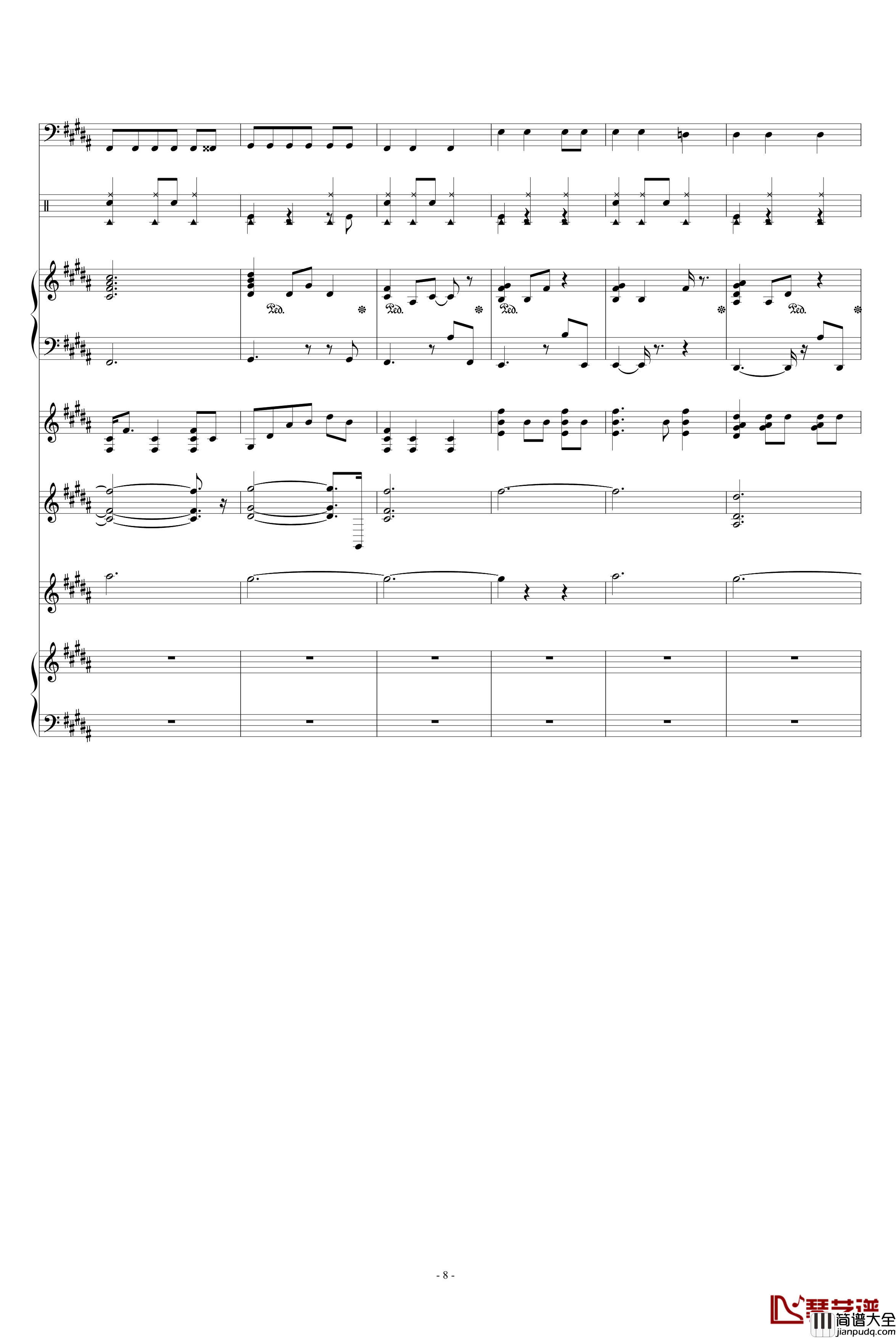 _angels_JAZZ_DEMO钢琴谱_陈宇喆